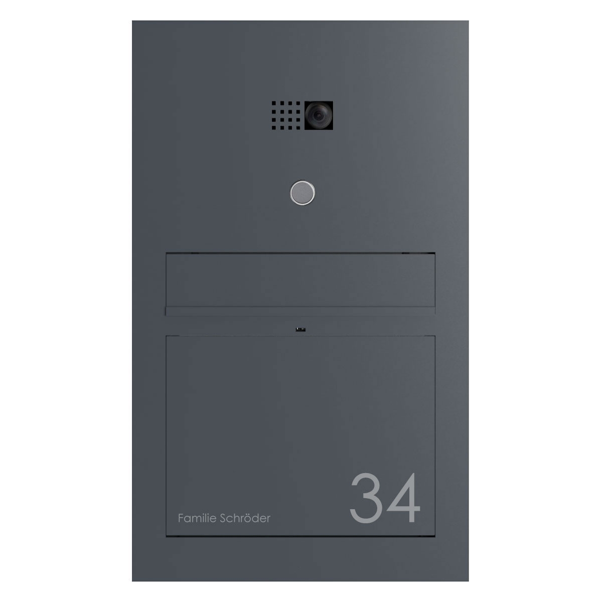 Design flush-mounted letterbox GRIMM - colour of your choice with COMELIT Ultra - VIDEO set Design flush-mounted letterbox GRIMM - colour of your choice with COMELIT Ultra - VIDEO set