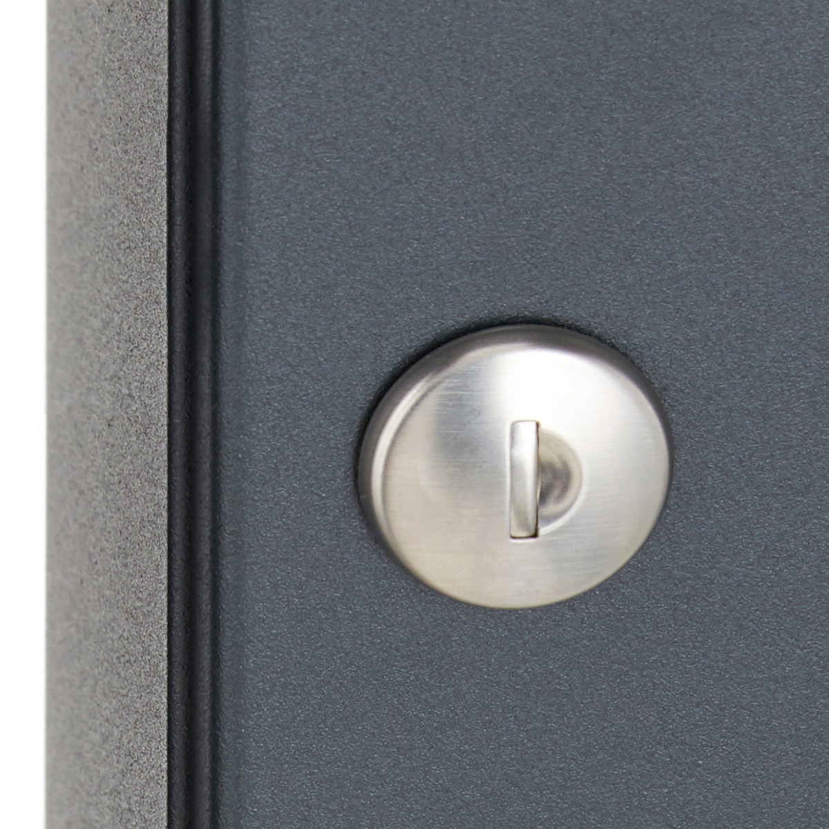 4er 2x2 Aufputz Briefkastenanlage Design BASIC 382 AP - Edelstahl-RAL 7016 anthrazitgrau