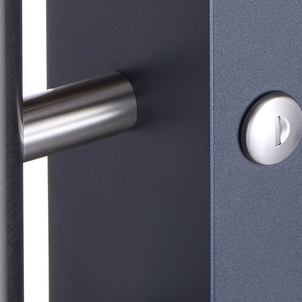 2-post box system free-standing Design BASIC 385-7016 ST-R - RAL 7016 anthracite grey 2-post box system free-standing Design BASIC 385-7016 ST-R - RAL 7016 anthracite grey