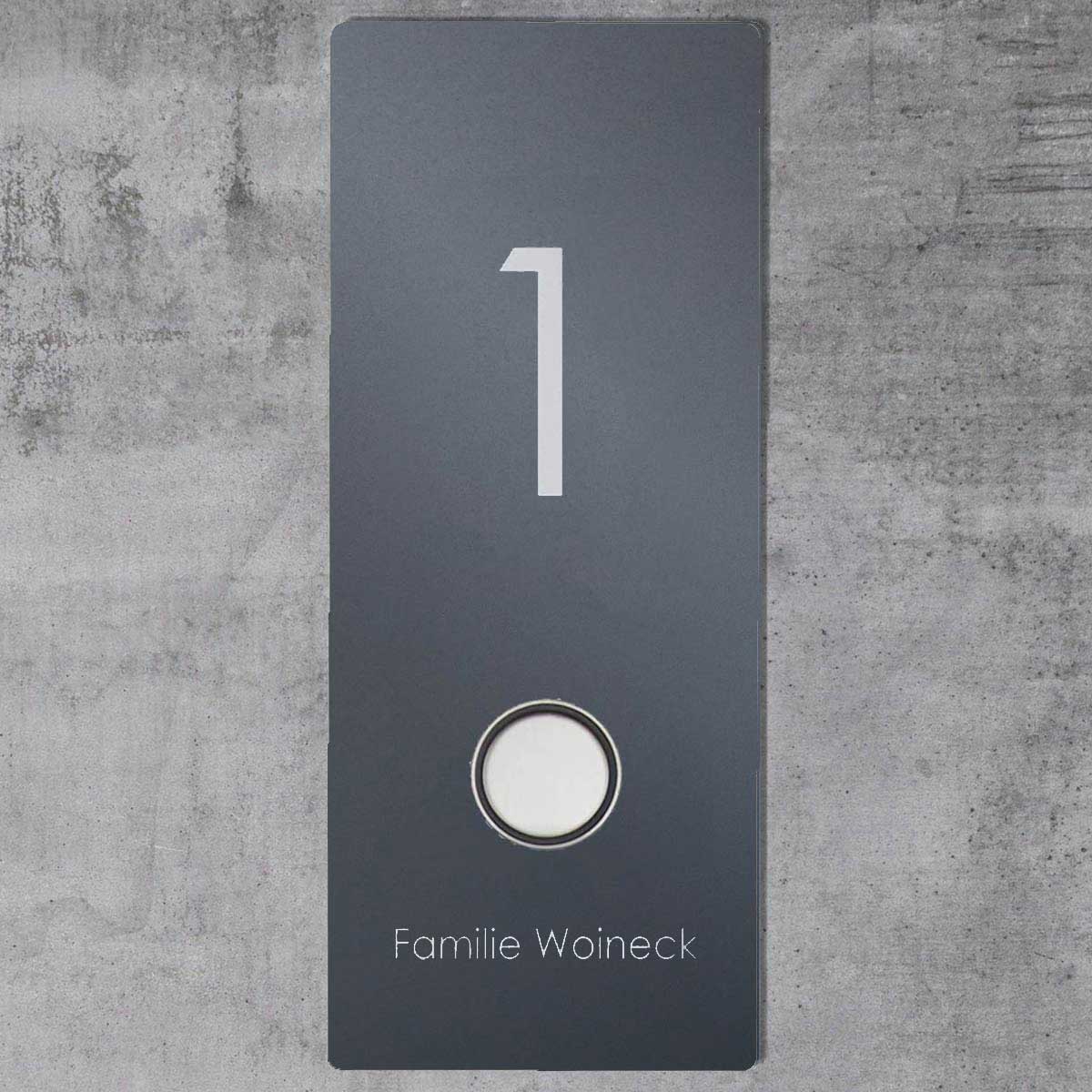 a963946d01e41405ddbec6b95d887c983c97f072 Edelstahl Klingelplatte KEPLER 100x225 - LED Klingeltaster - RAL nach Wahl