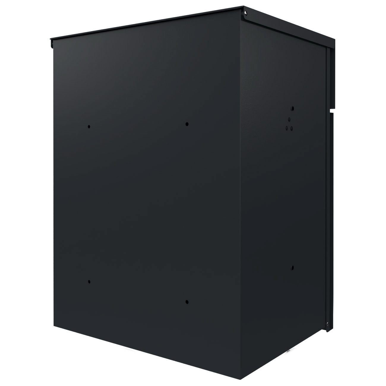 Surface-mounted parcel box KANT Edition - Design Elegance 2 - RAL 9005 jet black