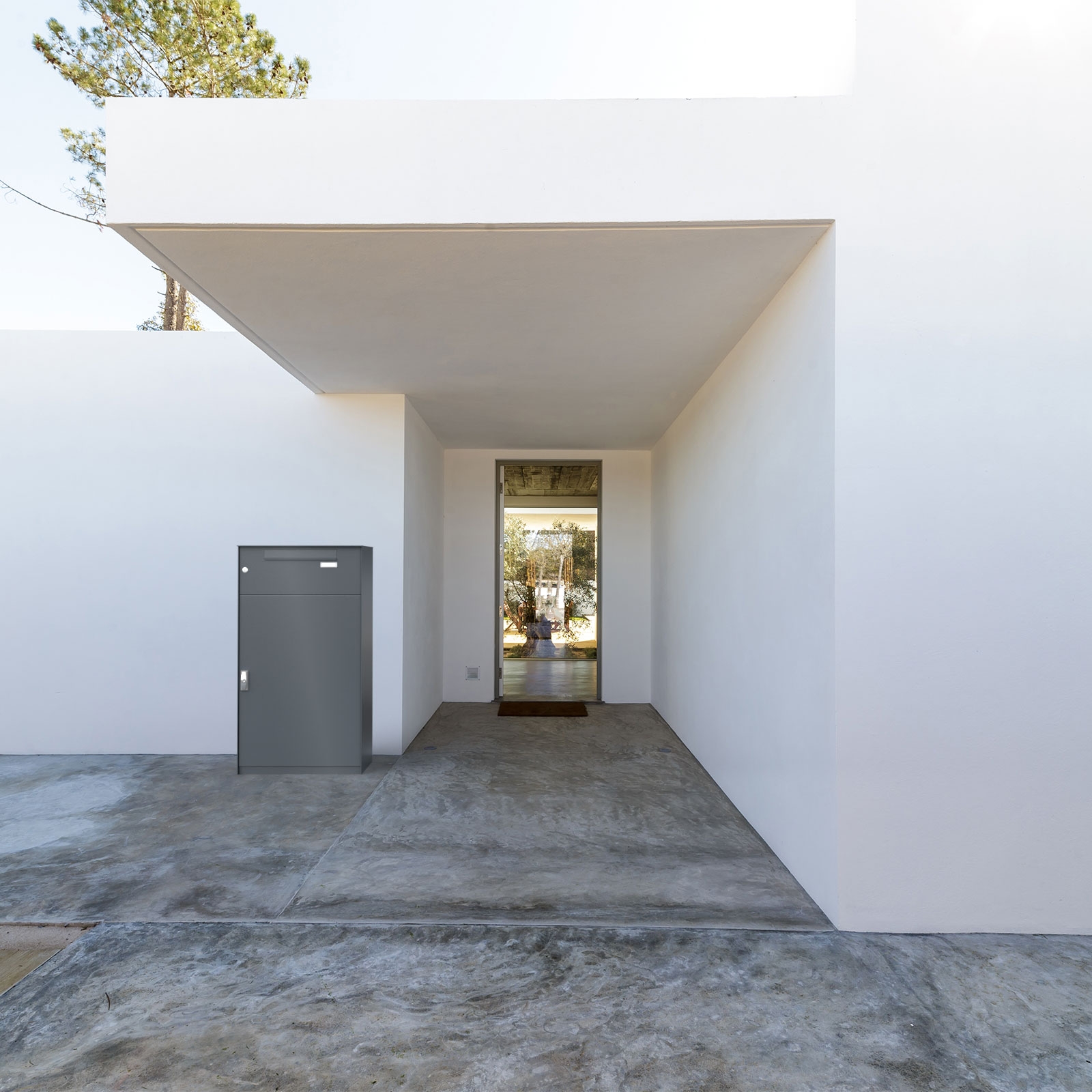 Sistema de paquetería XXL BASIC Plus 863X STL con paquetería 550x770 y buzón 550x220 - color a elegir