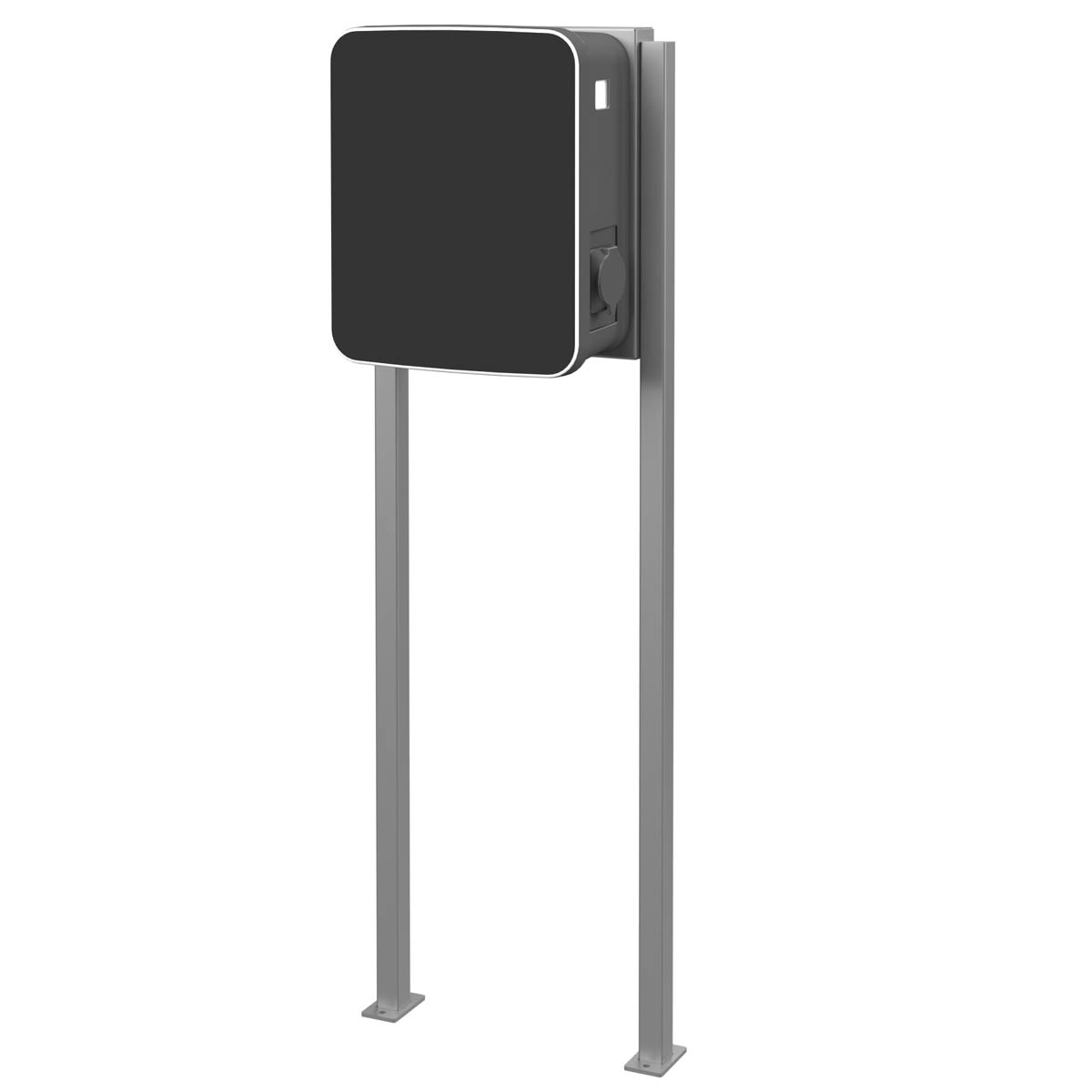 c9ec171761ef95c51501219495b36650251f6534 Stainless steel pedestal BASIC 605 ST-Q - Wallbox prepared - polished stainless steel