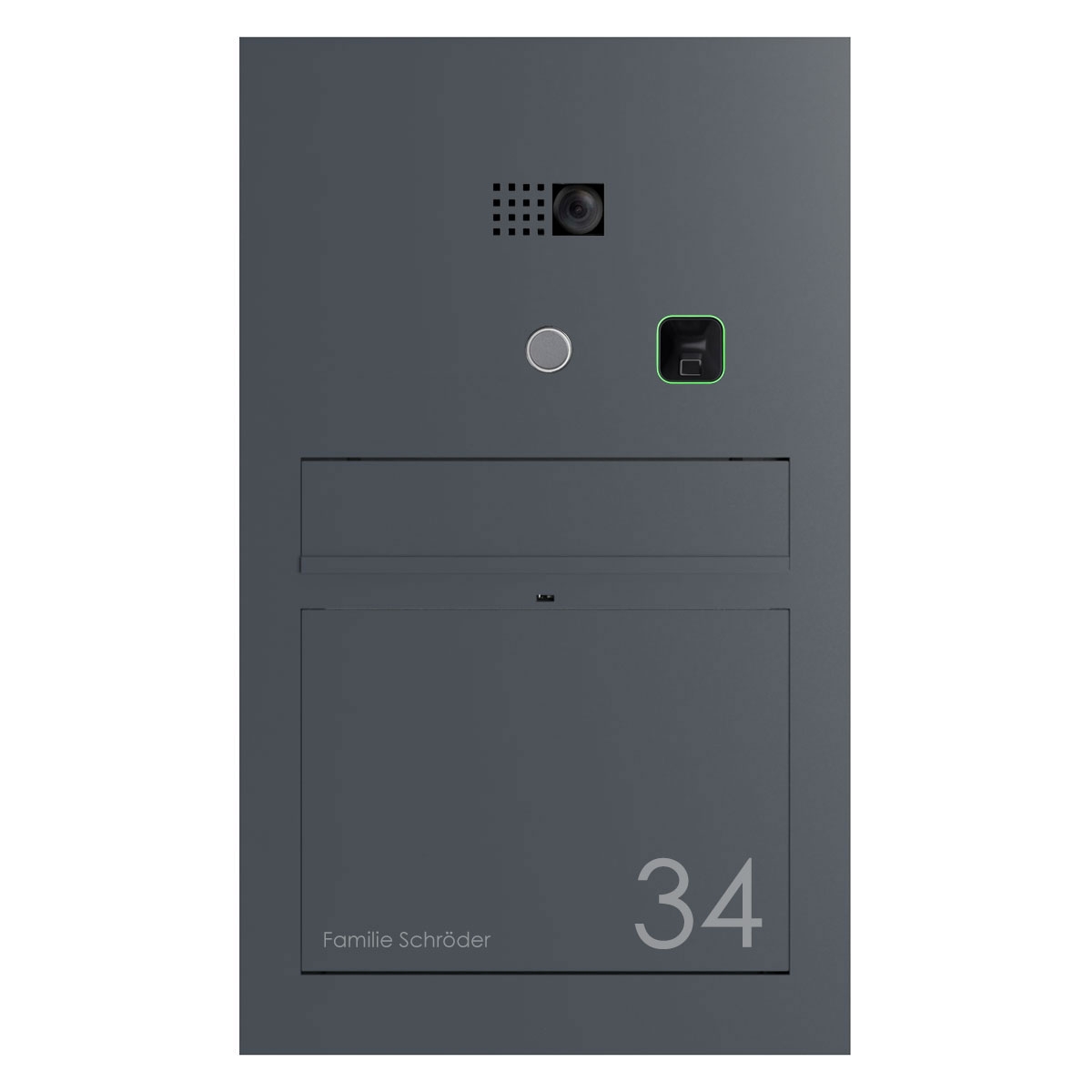 Design flush-mounted letterbox GRIMM - colour of your choice with COMELIT Ultra - VIDEO set Design flush-mounted letterbox GRIMM - colour of your choice with COMELIT Ultra - VIDEO set