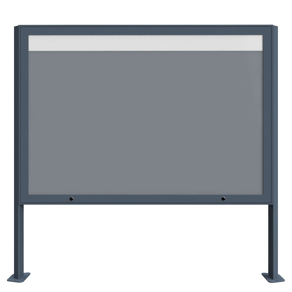 Gablota wolnostojąca FLEMING ST-T - 21 × DIN A4 - 1600 × 1130 mm - RAL do wyboru