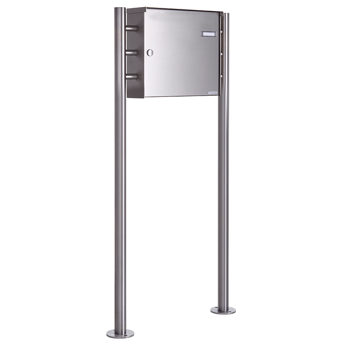 Cassetta per le lettere per recinzione a libera installazione Design BASIC Plus 381XZ ST-R - acciaio inox lucido Cassetta per le lettere per recinzione a libera installazione Design BASIC Plus 381XZ ST-R - acciaio inox lucido