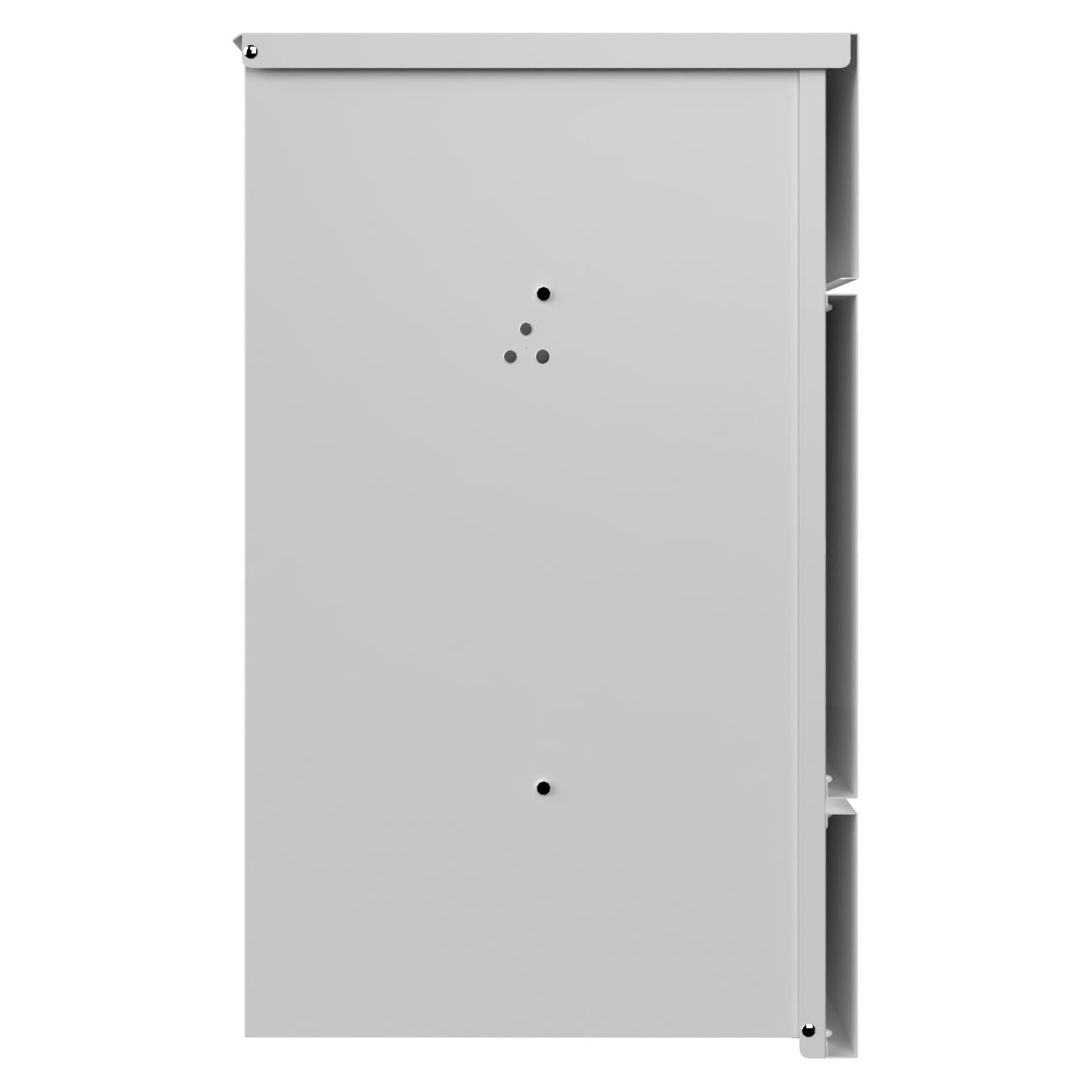 Caja para paquetes de superficie KANT Edition - Design Elegance 4 - RAL 9016 blanco tráfico