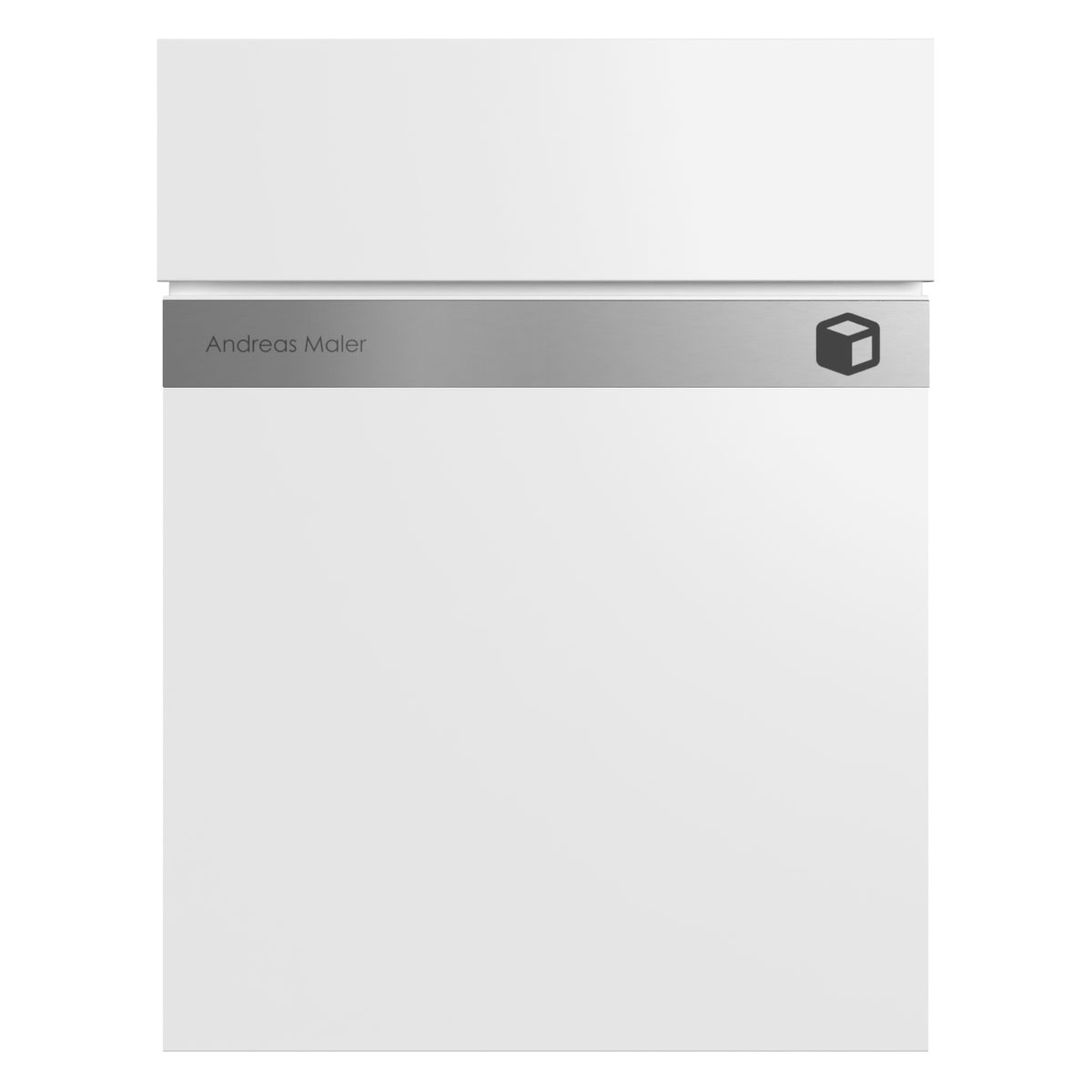 Surface-mounted parcel box KANT Edition - Design Elegance 2 - RAL 9016 traffic white Surface-mounted parcel box KANT Edition - Design Elegance 2 - RAL 9016 traffic white