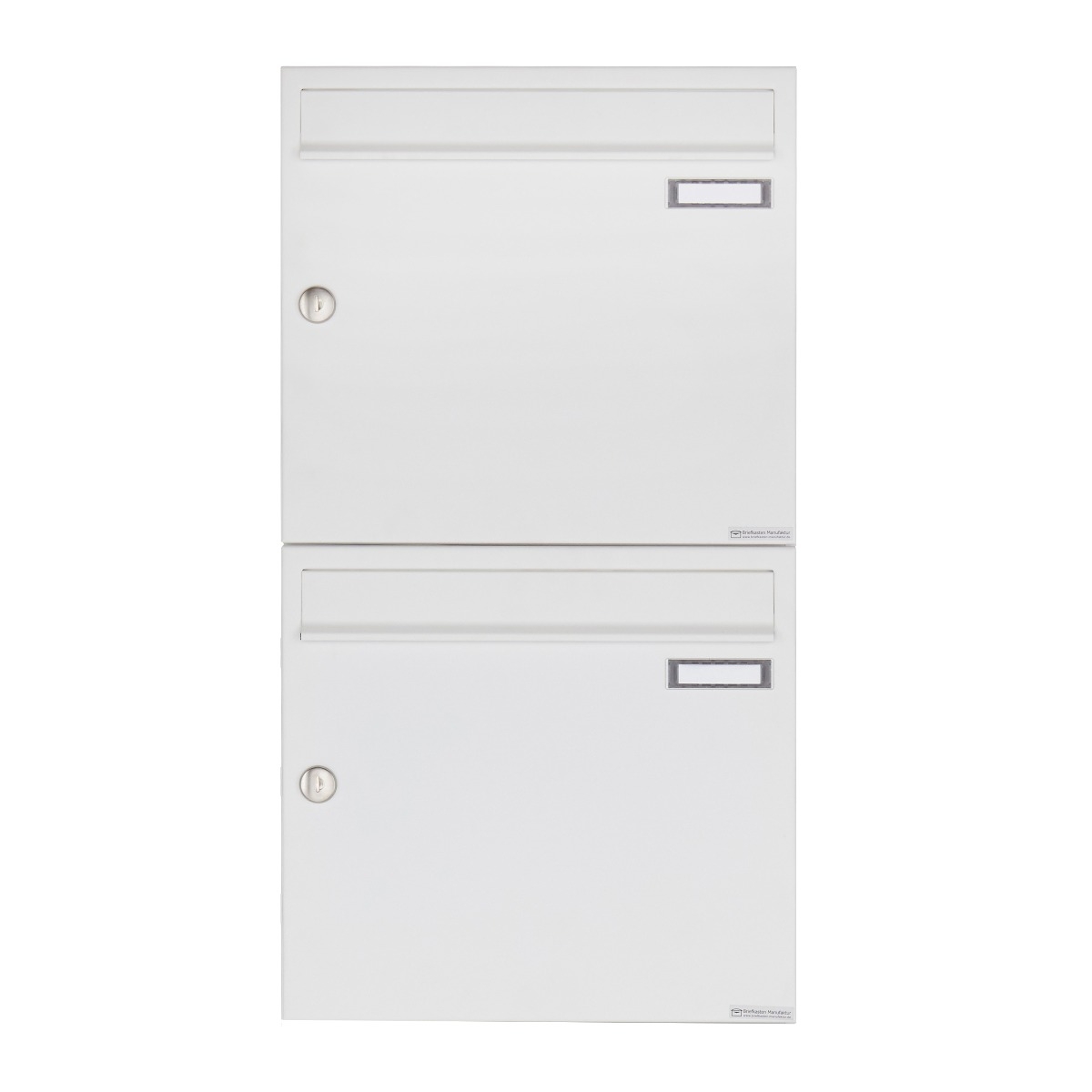 2er 1x2 Aufputz Briefkastenanlage Design BASIC 382A AP - RAL 9016 verkehrsweiß 2er 1x2 Aufputz Briefkastenanlage Design BASIC 382A AP - RAL 9016 verkehrsweiß