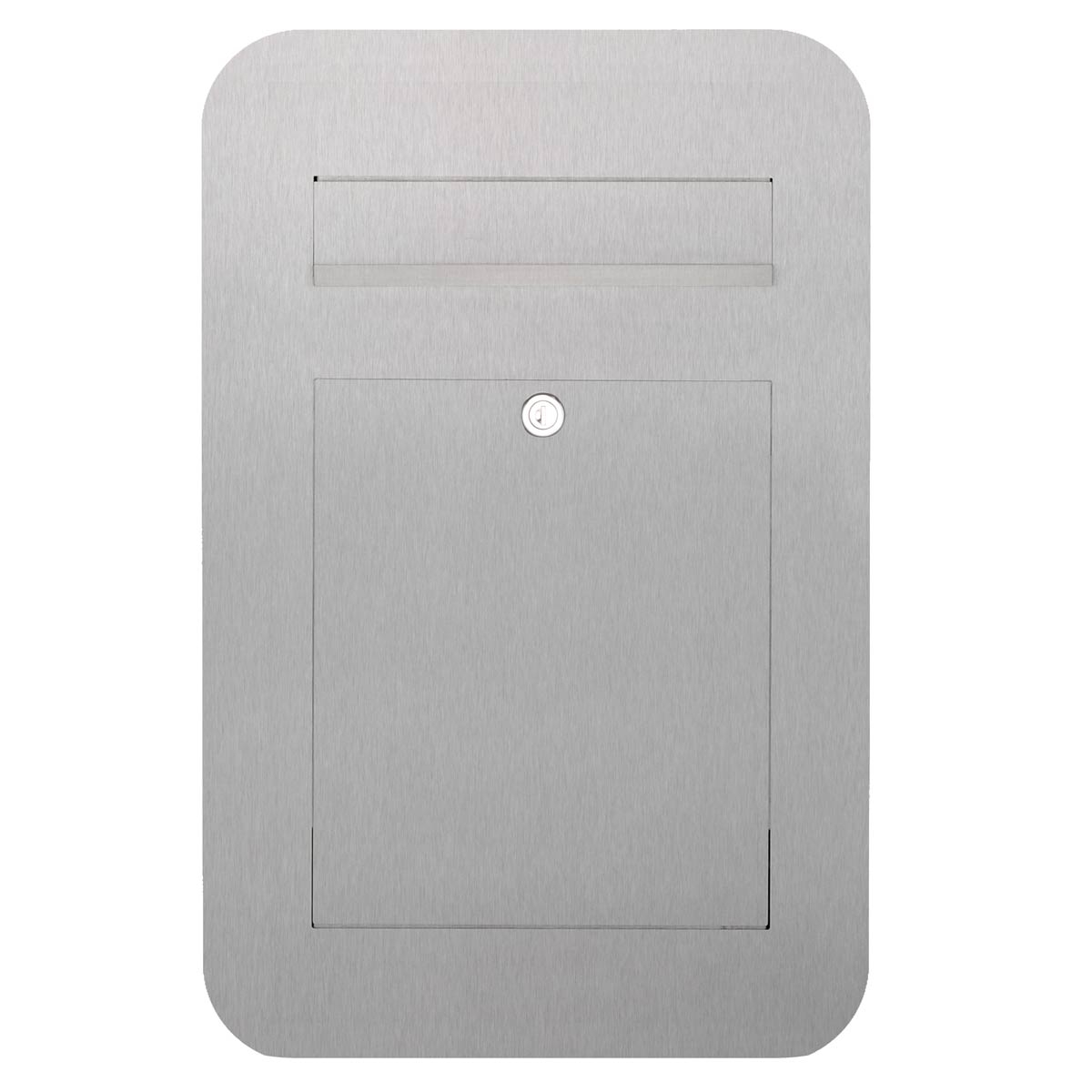 Stainless steel design letterbox DESIGNER Organic Stainless steel design letterbox DESIGNER Organic
