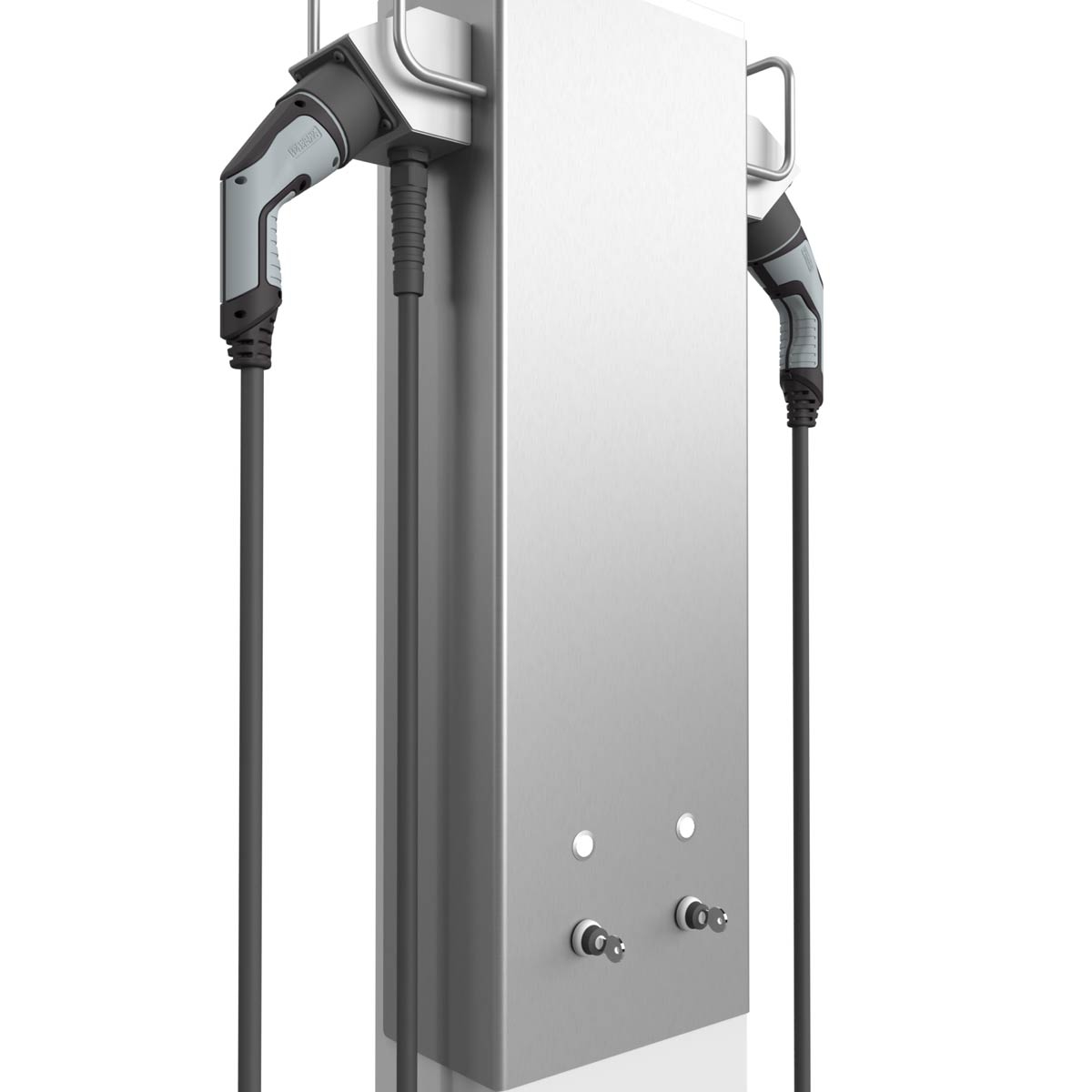 Ladesäule Draw BASIC Charge 2 - 22kW/32A mit 2x Typ 2 Ladekabel Ladesäule Draw BASIC Charge 2 - 22kW/32A mit 2x Typ 2 Ladekabel