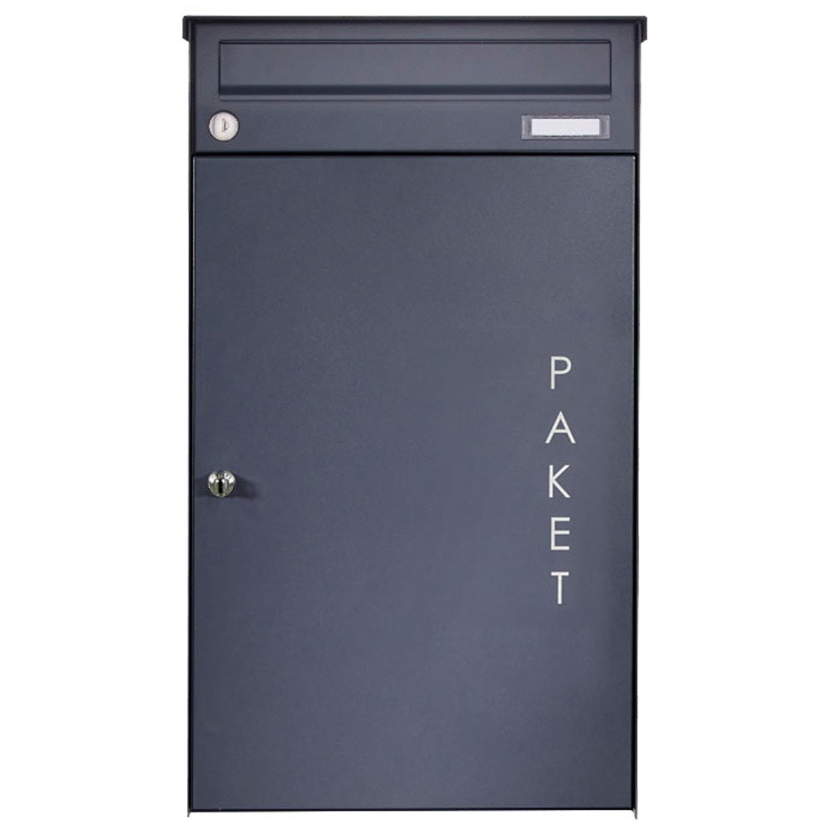 Edelstahl Aufputz Paketbriefkasten BASIC Plus 863X AP mit Paketfach 550x370 in RAL nach Wahl Edelstahl Aufputz Paketbriefkasten BASIC Plus 863X AP mit Paketfach 550x370 in RAL nach Wahl