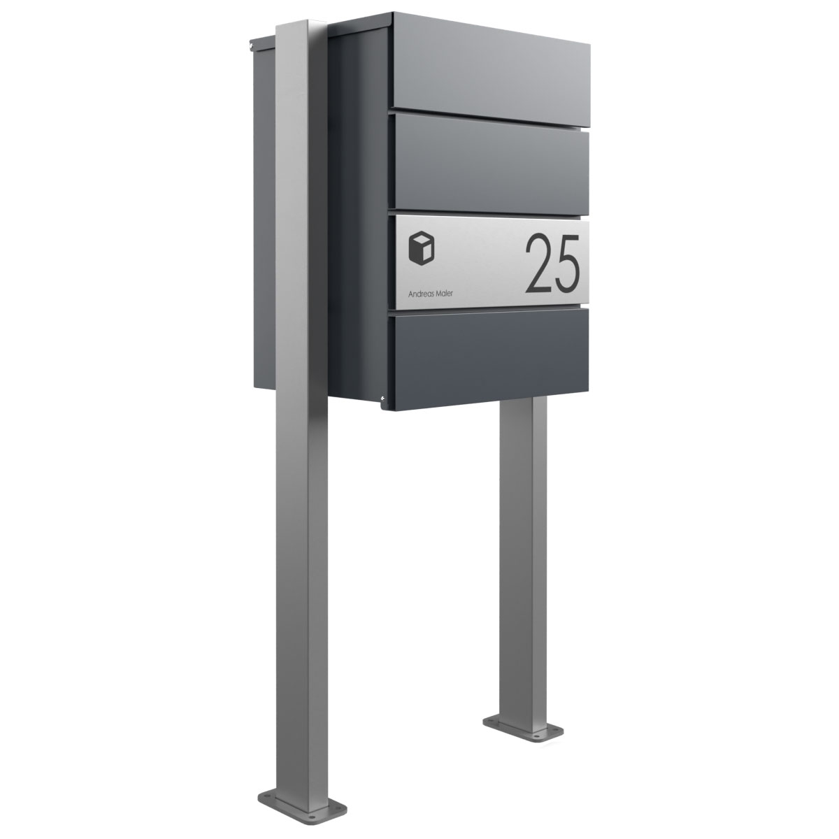 Paczkomat wolnostojący KANT Edition ST-Q - Design Elegance 1 - szary antracyt RAL 7016 Paczkomat wolnostojący KANT Edition ST-Q - Design Elegance 1 - szary antracyt RAL 7016