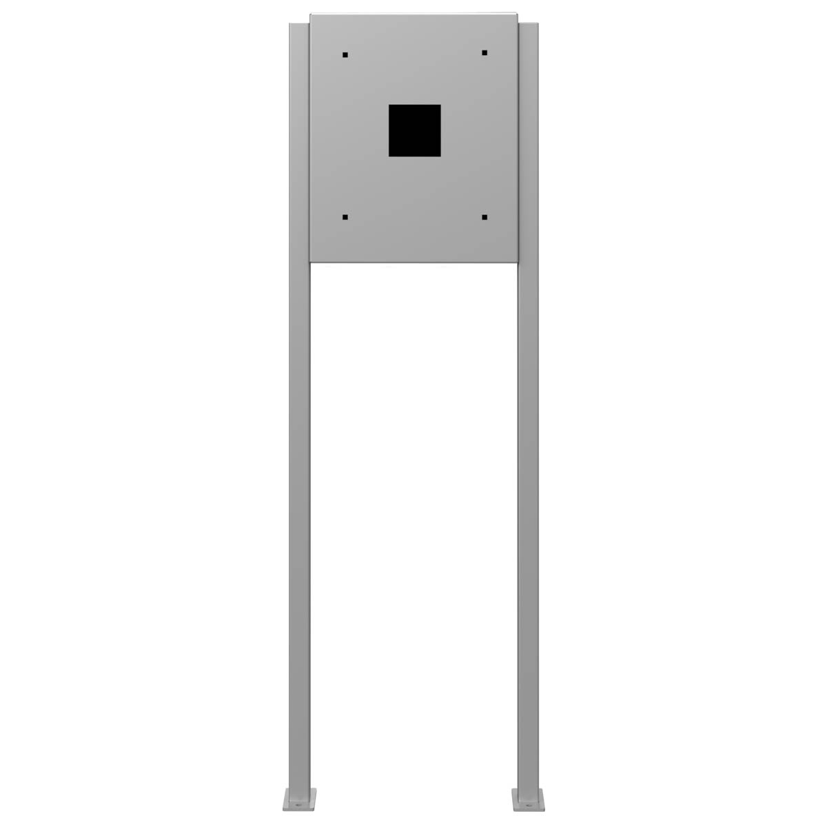 Stainless steel pedestal BASIC 605 ST-Q - Wallbox prepared - polished stainless steel Stainless steel pedestal BASIC 605 ST-Q - Wallbox prepared - polished stainless steel