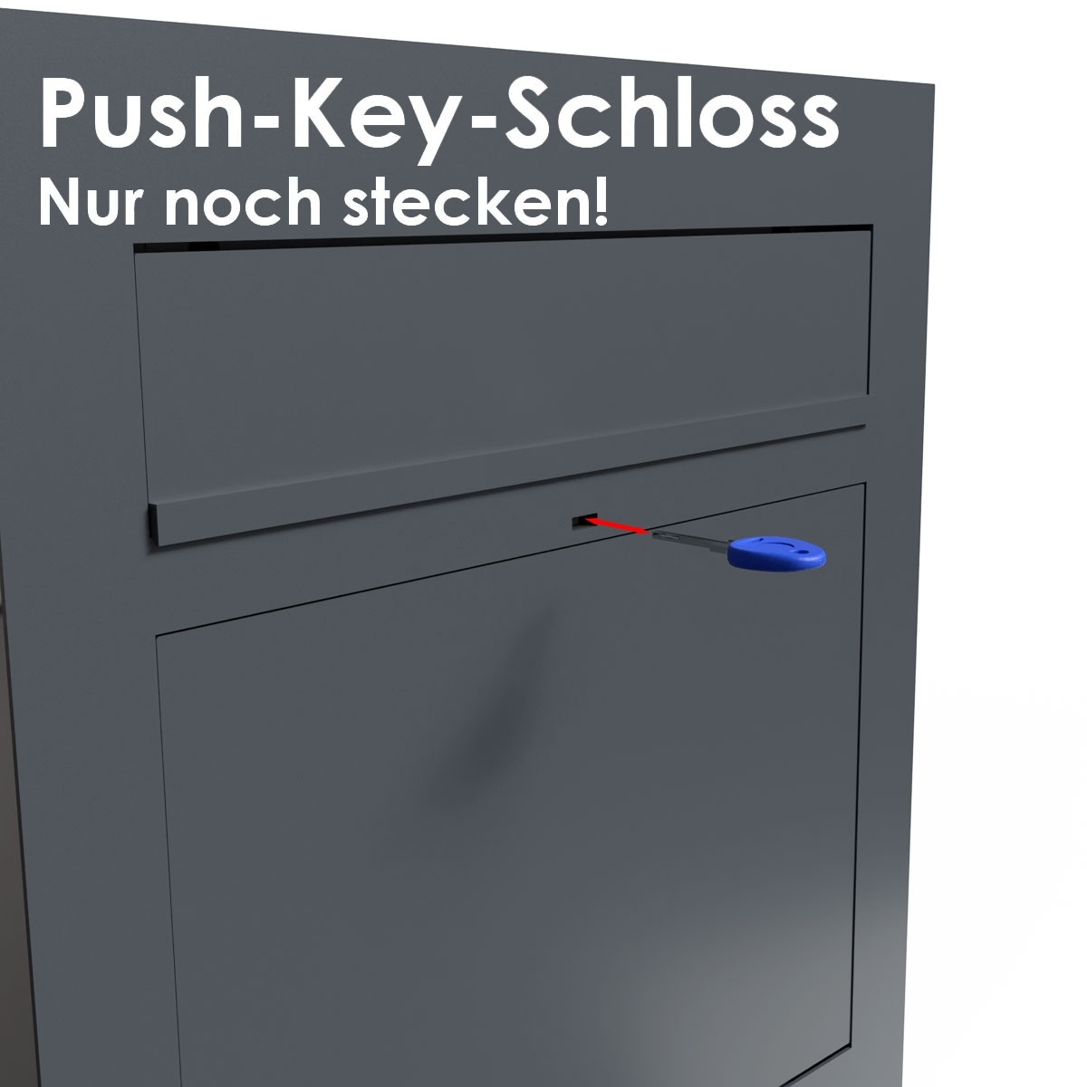 Push-Key-Schloss
