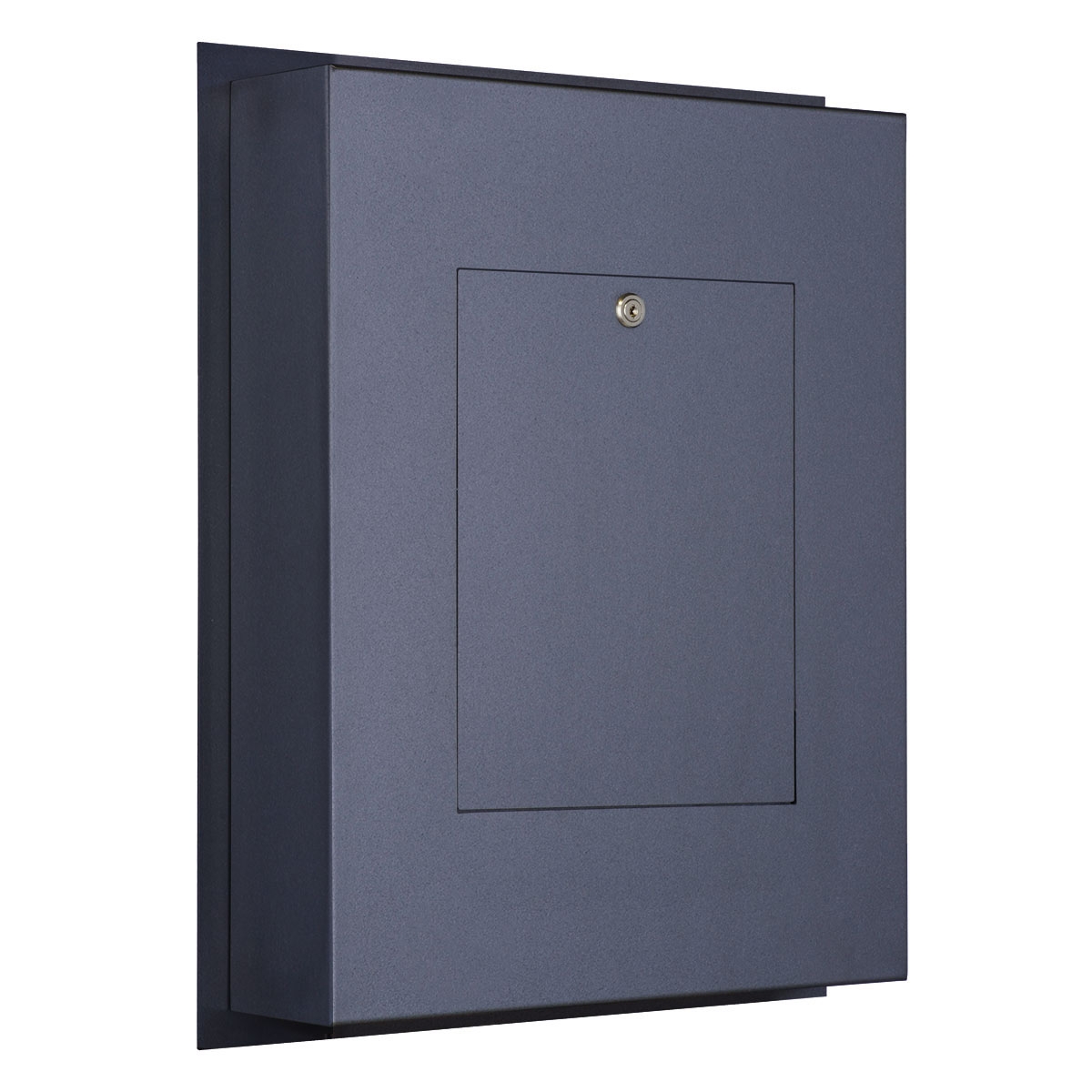 Stainless steel design fence letterbox DESIGNER Style BIG powder-coated - rear removal Stainless steel design fence letterbox DESIGNER Style BIG powder-coated - rear removal