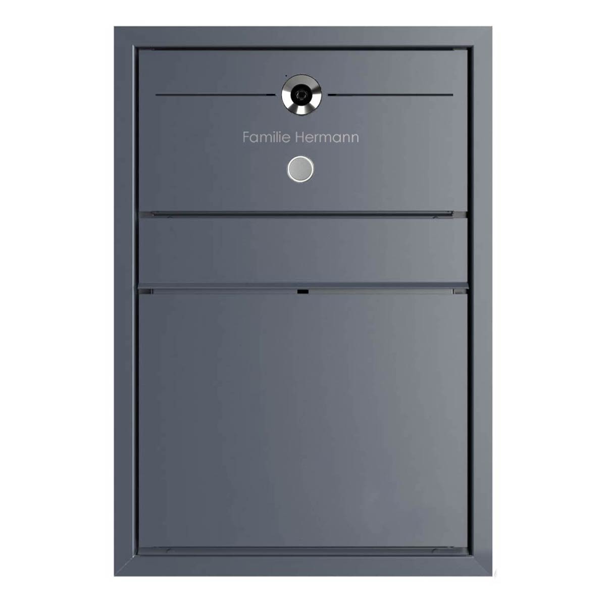 Design flush-mounted letterbox GOETHE UP - RAL of your choice - COMELIT Switch - VIDEO complete set Wifi Design flush-mounted letterbox GOETHE UP - RAL of your choice - COMELIT Switch - VIDEO complete set Wifi