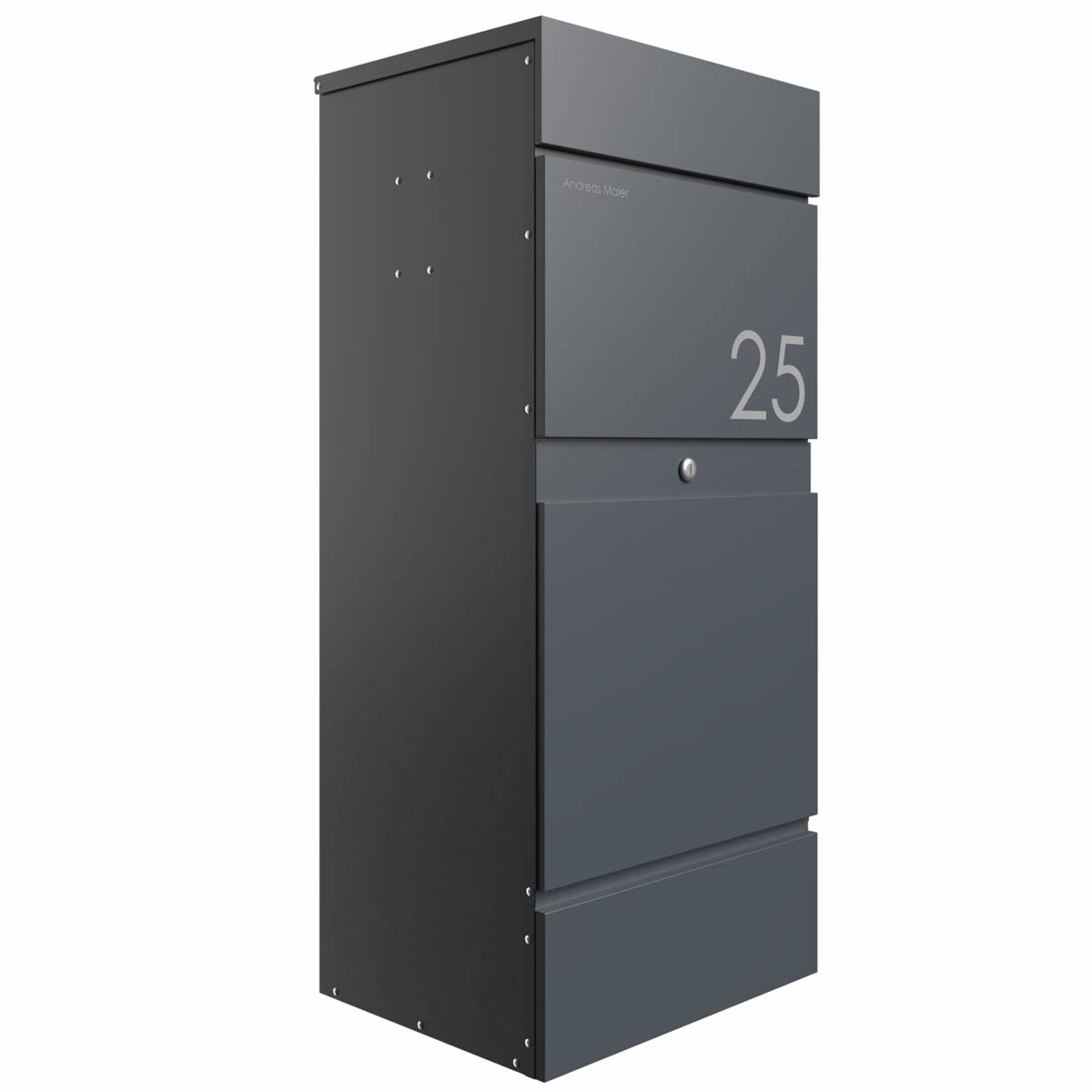 Standbriefkasten Paketbriefkasten KLEIST - RAL 7016 anthrazitgrau Standbriefkasten Paketbriefkasten KLEIST - RAL 7016 anthrazitgrau