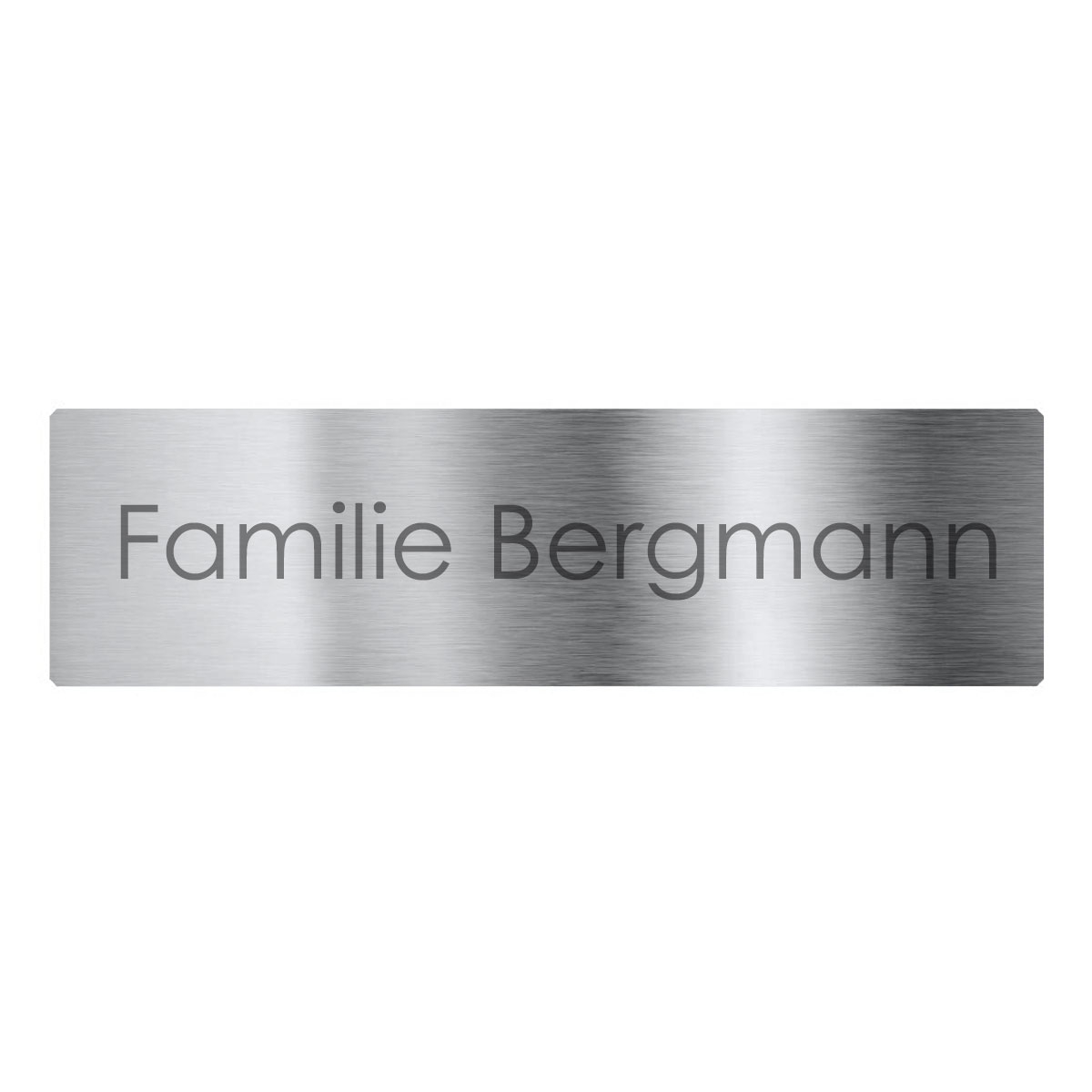 f79229c386757595358c09ce01e6d4f4dc752b67 Self-adhesive, engravable stainless steel nameplate