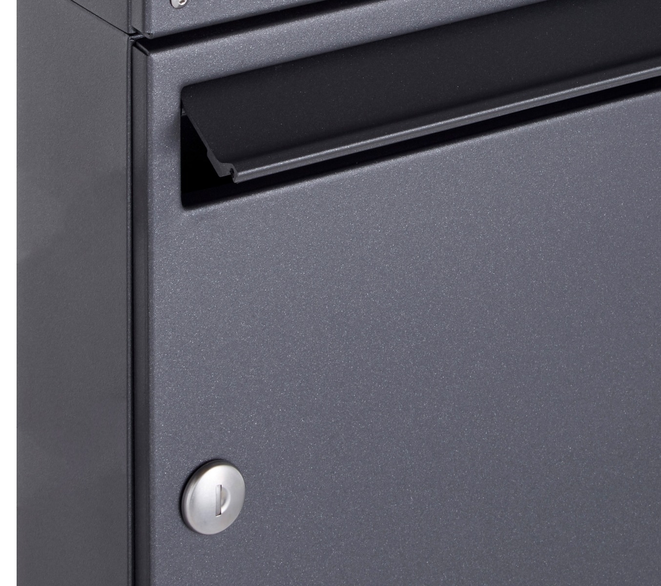 16er 4x4 Aufputz Briefkasten Design BASIC 382A AP - DB703 eisenglimmer