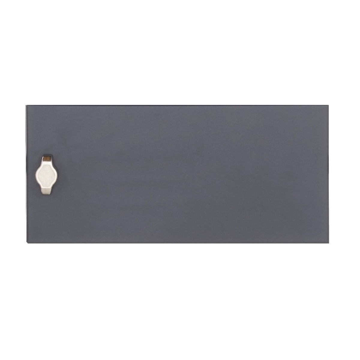 Compartimento para periódicos de acero inoxidable cerrado BASIC Plus 382XAZZF - 355x165x100 - RAL a elegir - extracción trasera