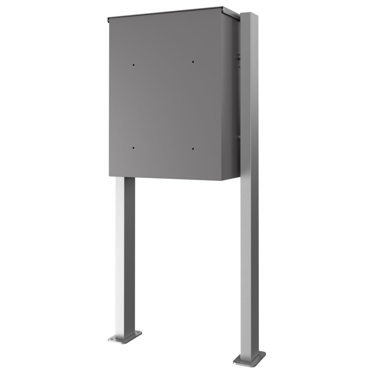 Freistehende Paketbox KANT Edition ST-Q - Design Elegance 1 - DB 703 eisenglimmer
