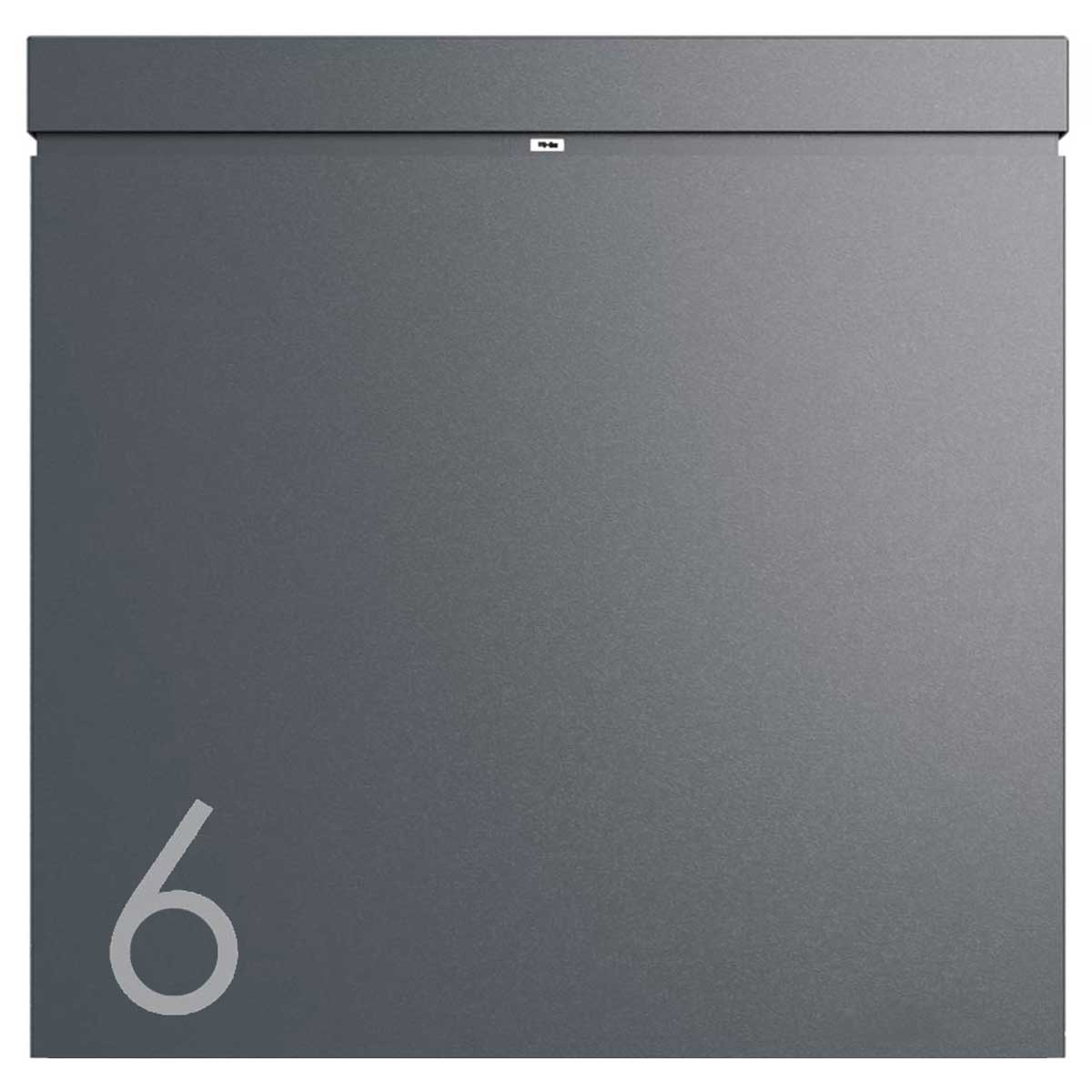 Design Briefkasten BRENTANO® - RAL 7016 anthrazitgrau