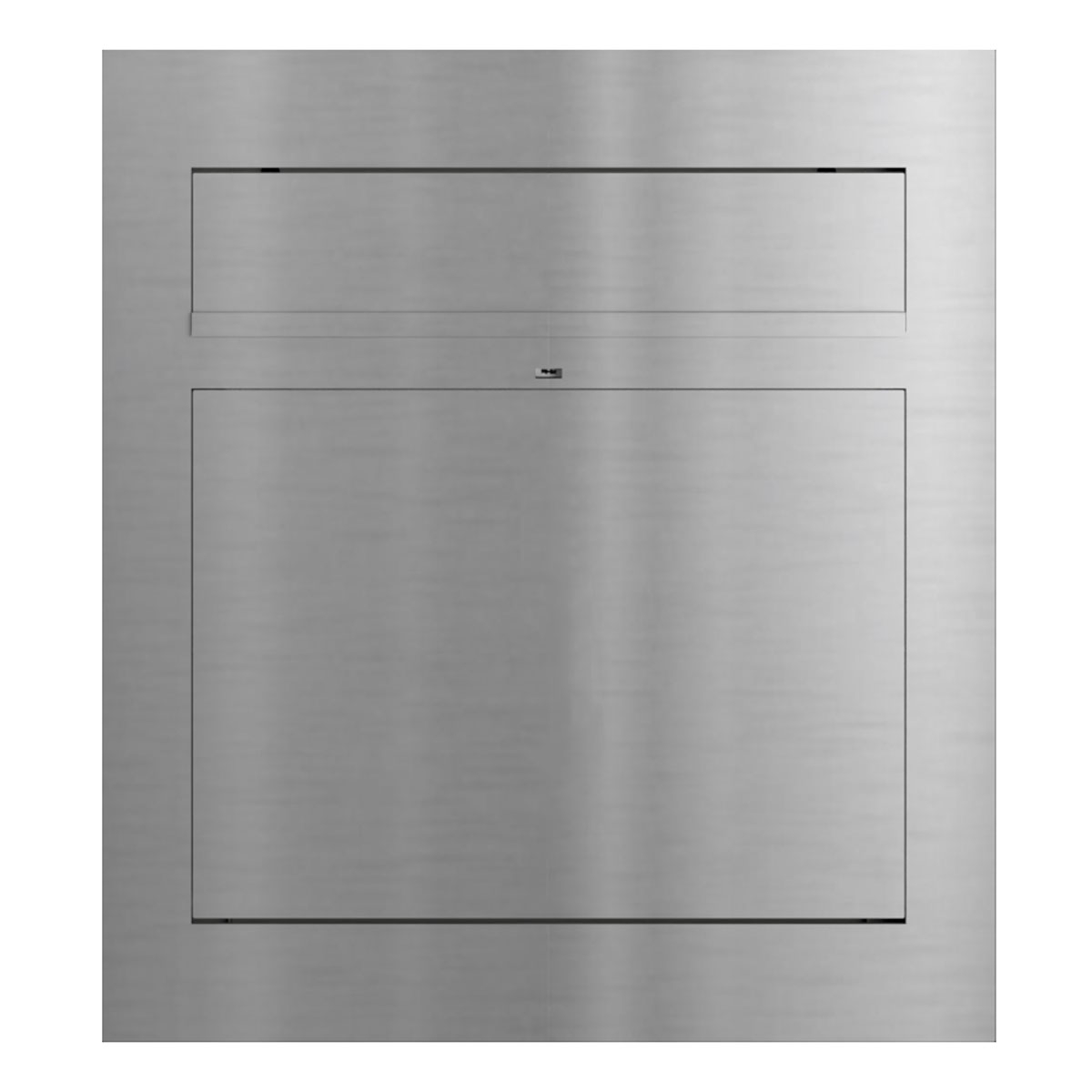 Design flush-mounted letterbox GRIMM - polished stainless steel Design flush-mounted letterbox GRIMM - polished stainless steel