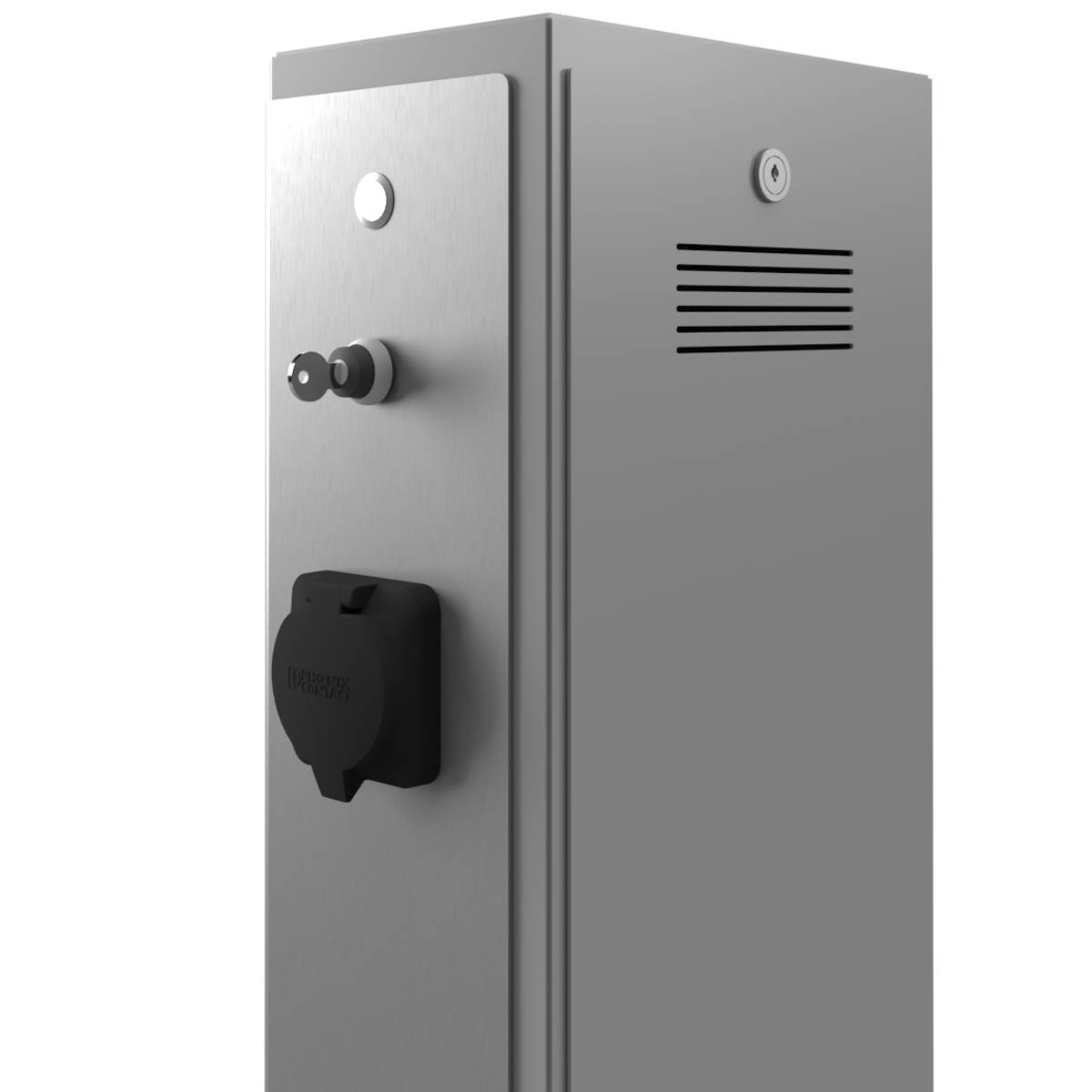Charging pole Plug BASIC Charge 2 - 22kW/32A - 11kW/16A with 2x type 2 socket Charging pole Plug BASIC Charge 2 - 22kW/32A - 11kW/16A with 2x type 2 socket