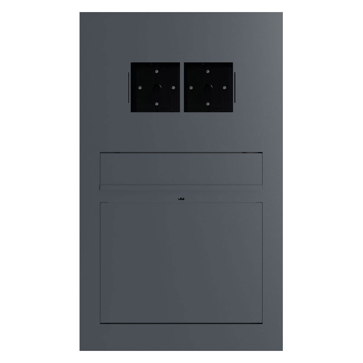 Design Unterputz Briefkasten GRIMM - Farbe nach Wahl - LOXONE Intercom/Code Touch 2x1 vorbereitet Design Unterputz Briefkasten GRIMM - Farbe nach Wahl - LOXONE Intercom/Code Touch 2x1 vorbereitet