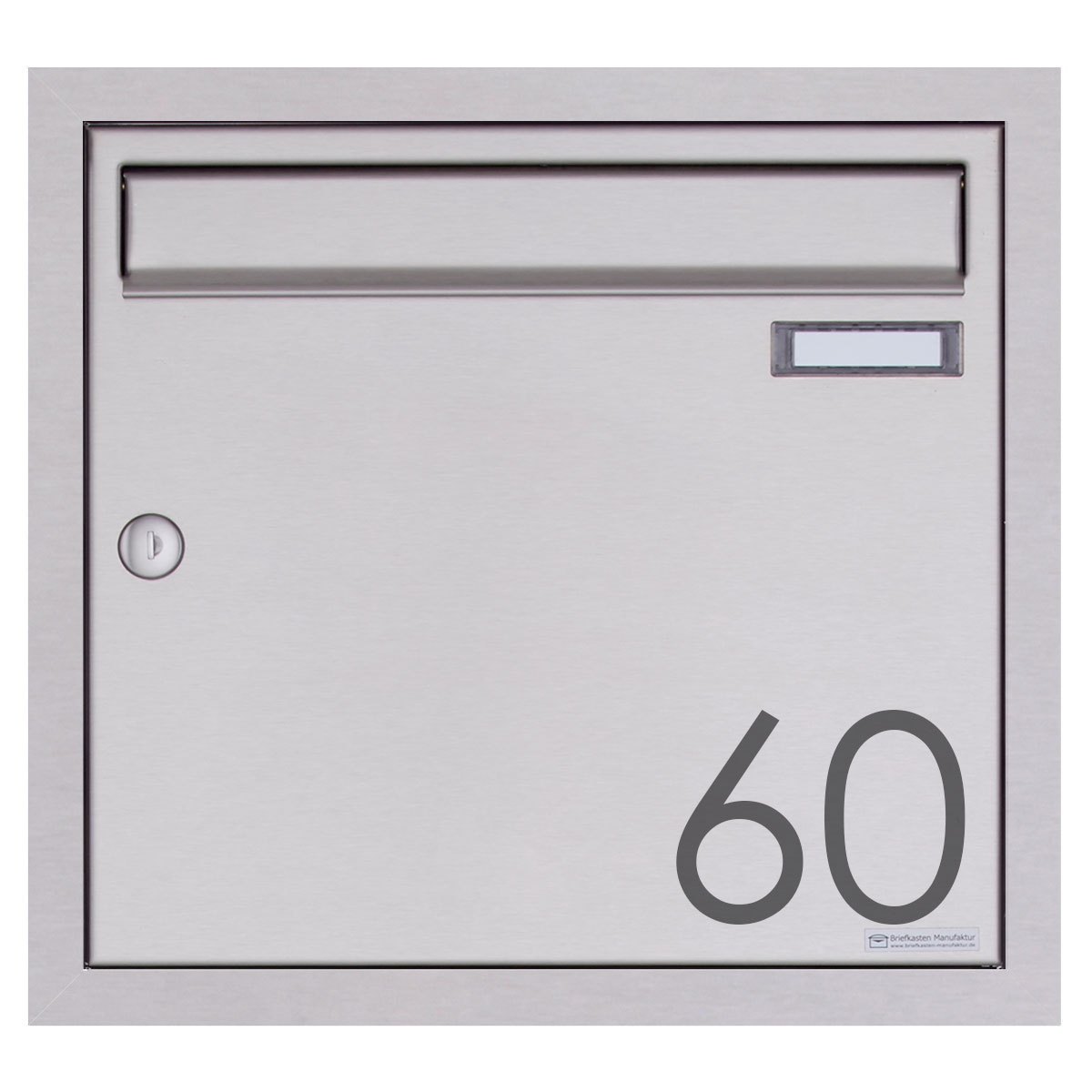 Edelstahl Unterputzbriefkasten BASIC Plus 382XU UP - Edelstahl geschliffen Edelstahl Unterputzbriefkasten BASIC Plus 382XU UP - Edelstahl geschliffen