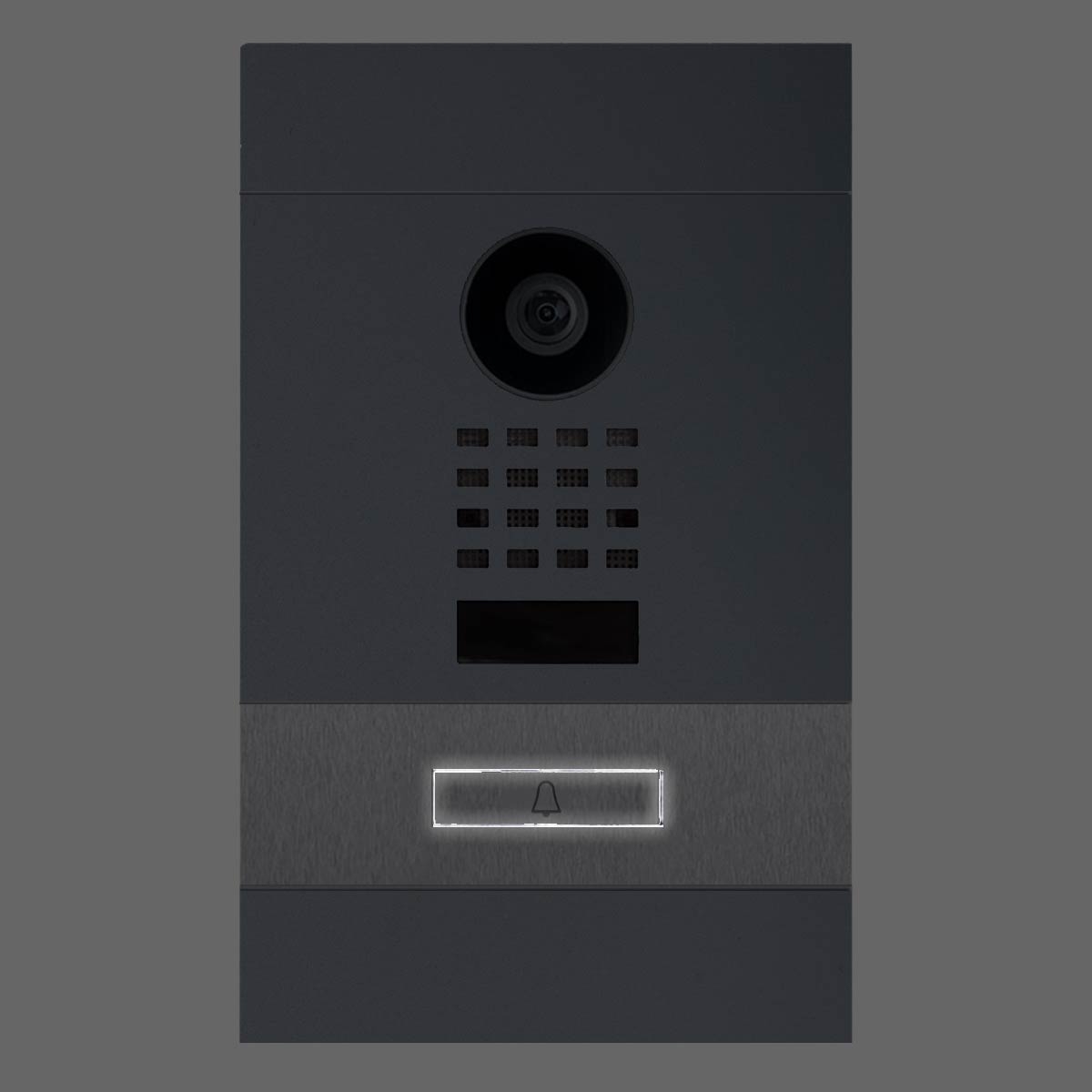 c39c864d6989e9a02757f1929502cb5724518bd7 DIVISION 530S modulair videodeurstation met DoorBird D1100E - RAL-kleur met roestvrij staaltoepassing