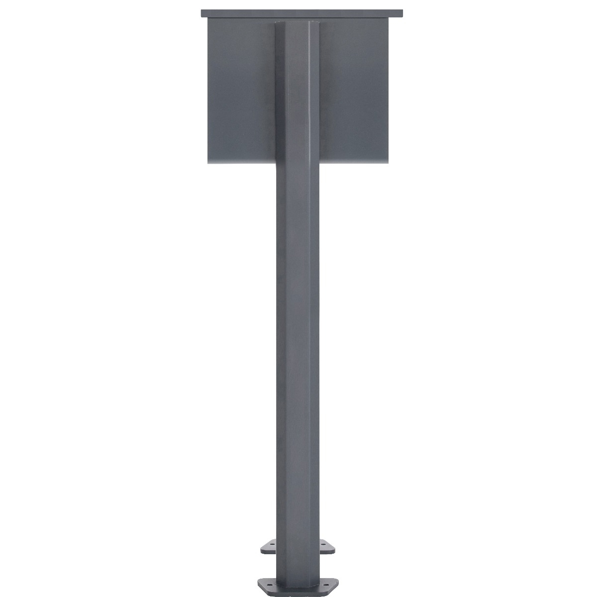 6er 3x2 Briefkastenanlage freistehend Design BASIC 385P ST-T - Edelstahl-RAL 7016 anthrazitgrau 6er 3x2 Briefkastenanlage freistehend Design BASIC 385P ST-T - Edelstahl-RAL 7016 anthrazitgrau