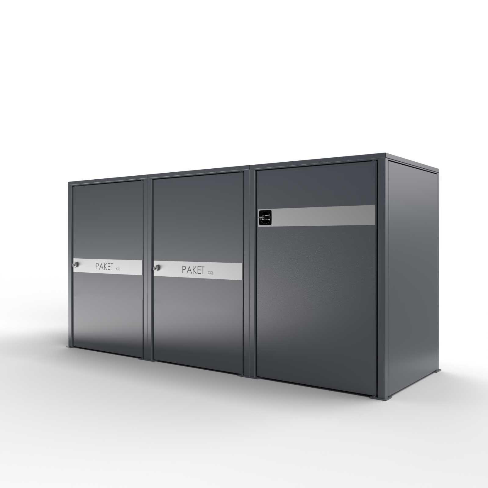 Paketbox BOXsystem BASIC 752V2 - RAL nach Wahl - 2x Paketkasten Paketbox BOXsystem BASIC 752V2 - RAL nach Wahl - 2x Paketkasten