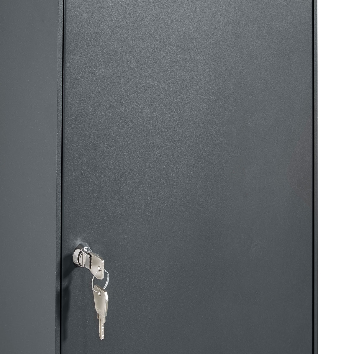 4-postkastzuil BASIC Plus 864X met pakketvak 550x370 &amp; belbox - RAL naar keuze