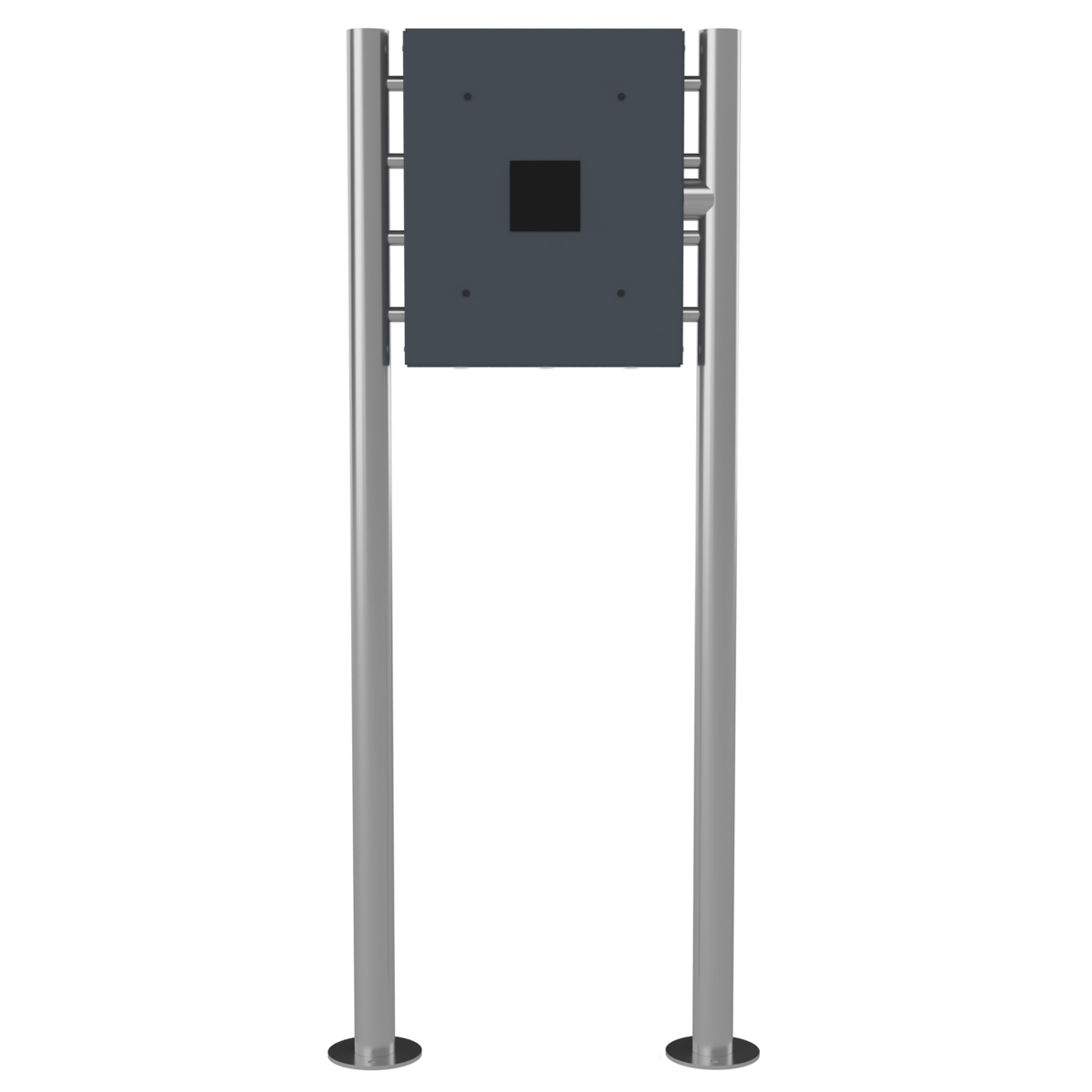 Edelstahl Standsäule BASIC 605 ST-R - Wallbox vorbereitet - RAL nach Wahl Edelstahl Standsäule BASIC 605 ST-R - Wallbox vorbereitet - RAL nach Wahl