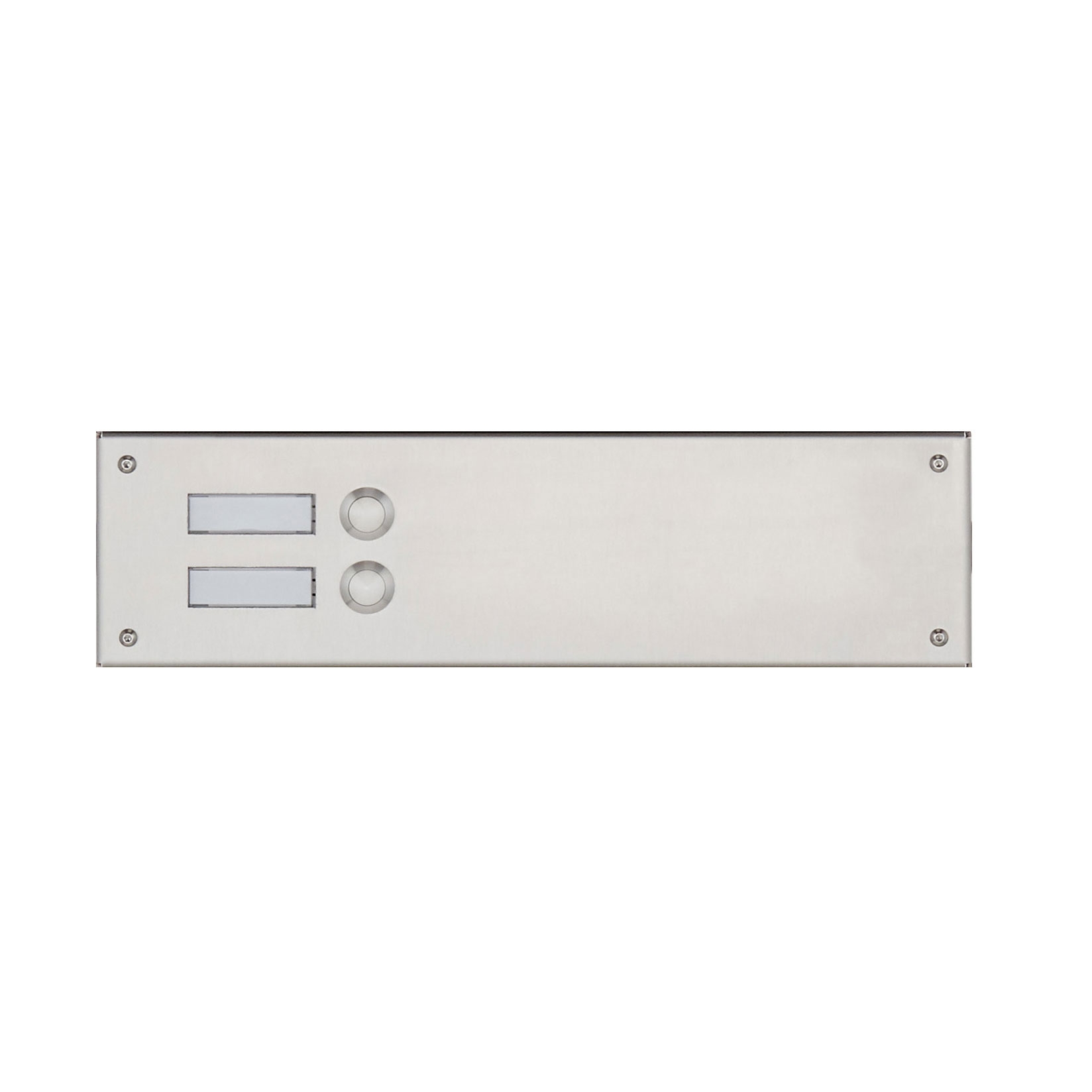 Coperchio in acciaio inox 355x100 per 2 parti senza perforazione vocale Coperchio in acciaio inox 355x100 per 2 parti senza perforazione vocale