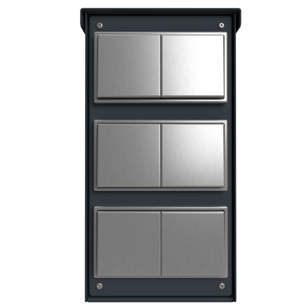 Steckdosensäule Energiesäule BASIC 372 zur Standmontage - Edelstahl V2A geschliffen - Edelstahl pulverbeschichtet Steckdosensäule Energiesäule BASIC 372 zur Standmontage - Edelstahl V2A geschliffen - Edelstahl pulverbeschichtet