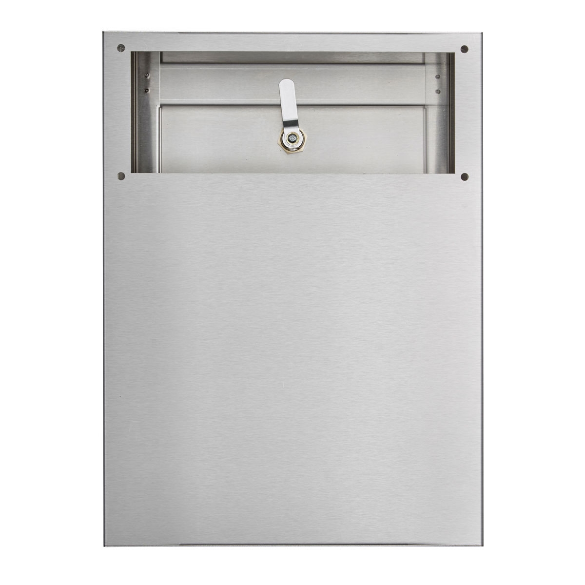 Buzón de acero inoxidable para puerta interior SMALL - Adecuado para ranura de carta 300x115mm Buzón de acero inoxidable para puerta interior SMALL - Adecuado para ranura de carta 300x115mm