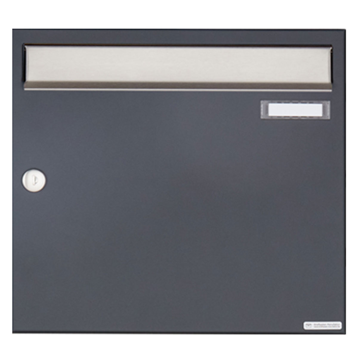 Aufputz Briefkasten Design BASIC 382A AP - 355x330x150 - Edelstahl-RAL 7016 anthrazitgrau Aufputz Briefkasten Design BASIC 382A AP - 355x330x150 - Edelstahl-RAL 7016 anthrazitgrau