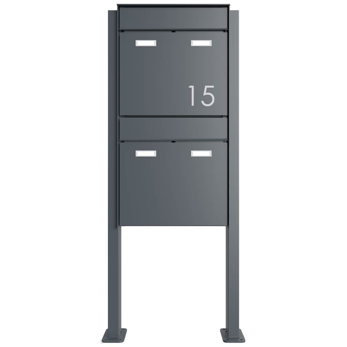 2er 1x2 design letterbox GOETHE ST-Q - RAL of your choice 2er 1x2 design letterbox GOETHE ST-Q - RAL of your choice