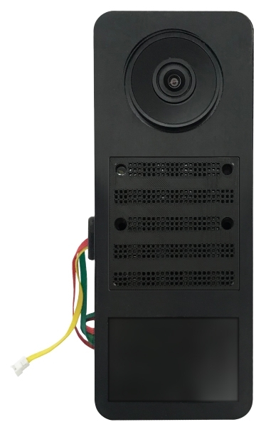 c805b6713a53dd1d45ceafb313047f986d3f25b1 Stainless steel fence mailbox designer model BIG with DoorBird video intercom system