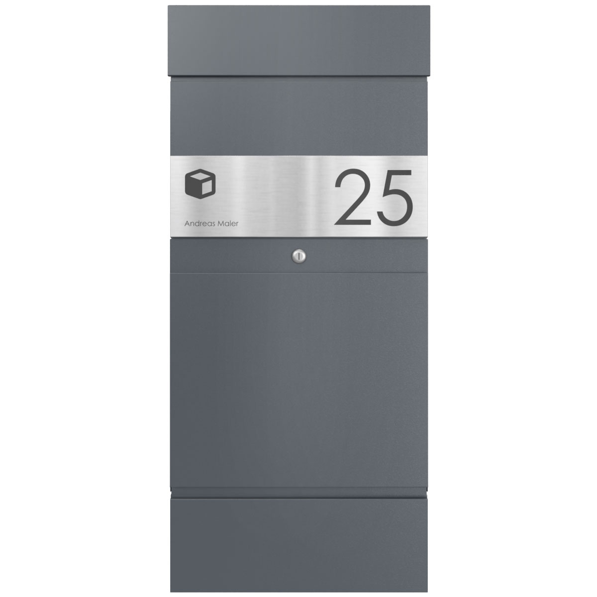 Standbriefkasten Paketbriefkasten KLEIST Edition - Design Elegance 1 - RAL 7016 anthrazitgrau Standbriefkasten Paketbriefkasten KLEIST Edition - Design Elegance 1 - RAL 7016 anthrazitgrau