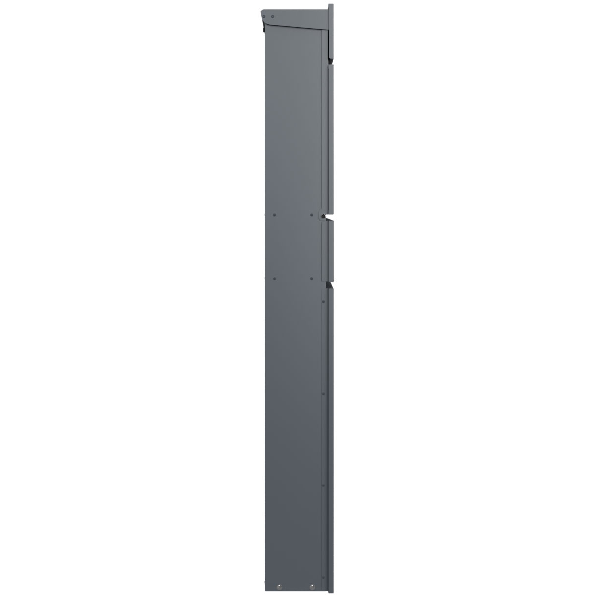 LESSING free-standing letterbox with newspaper compartment - RAL 7016 anthracite grey LESSING free-standing letterbox with newspaper compartment - RAL 7016 anthracite grey