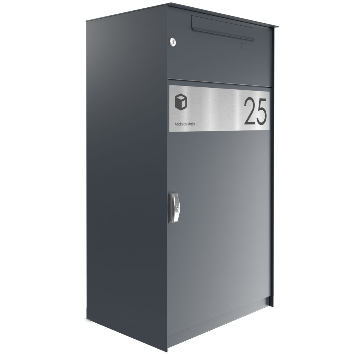 XXL Paketbriefkasten BASIC Plus 863X STL - Design Elegance 1 - Farbe nach Wahl