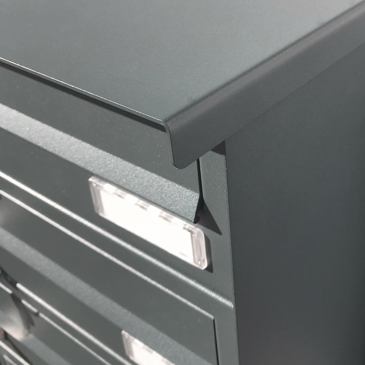 12er 6x2 Aufputz Briefkastenanlage Design BASIC 385A AP - Edelstahl-RAL 7016 anthrazit 12er 6x2 Aufputz Briefkastenanlage Design BASIC 385A AP - Edelstahl-RAL 7016 anthrazit
