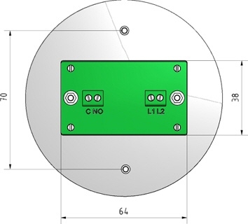 f92e031e9cc5f6f114129730a5194cd8abbf9688 Bell plate Designer LED - ROUND 100 - polished stainless steel