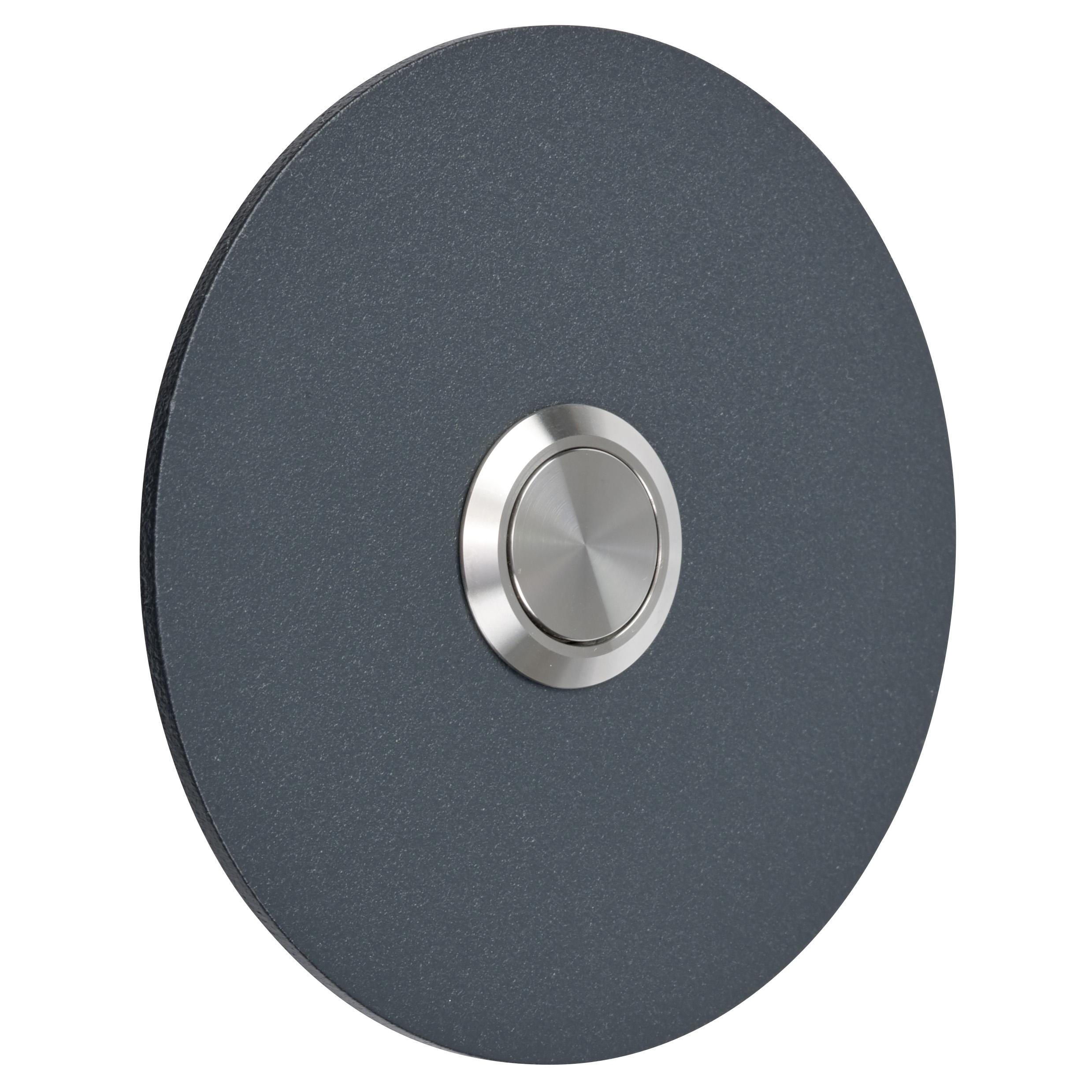 3a6a2d9e6d6592017c32d2bf02864adb8b6e6f96 Edelstahl Klingelplatte BASIC 421-80 pulverbeschichtet - RUND