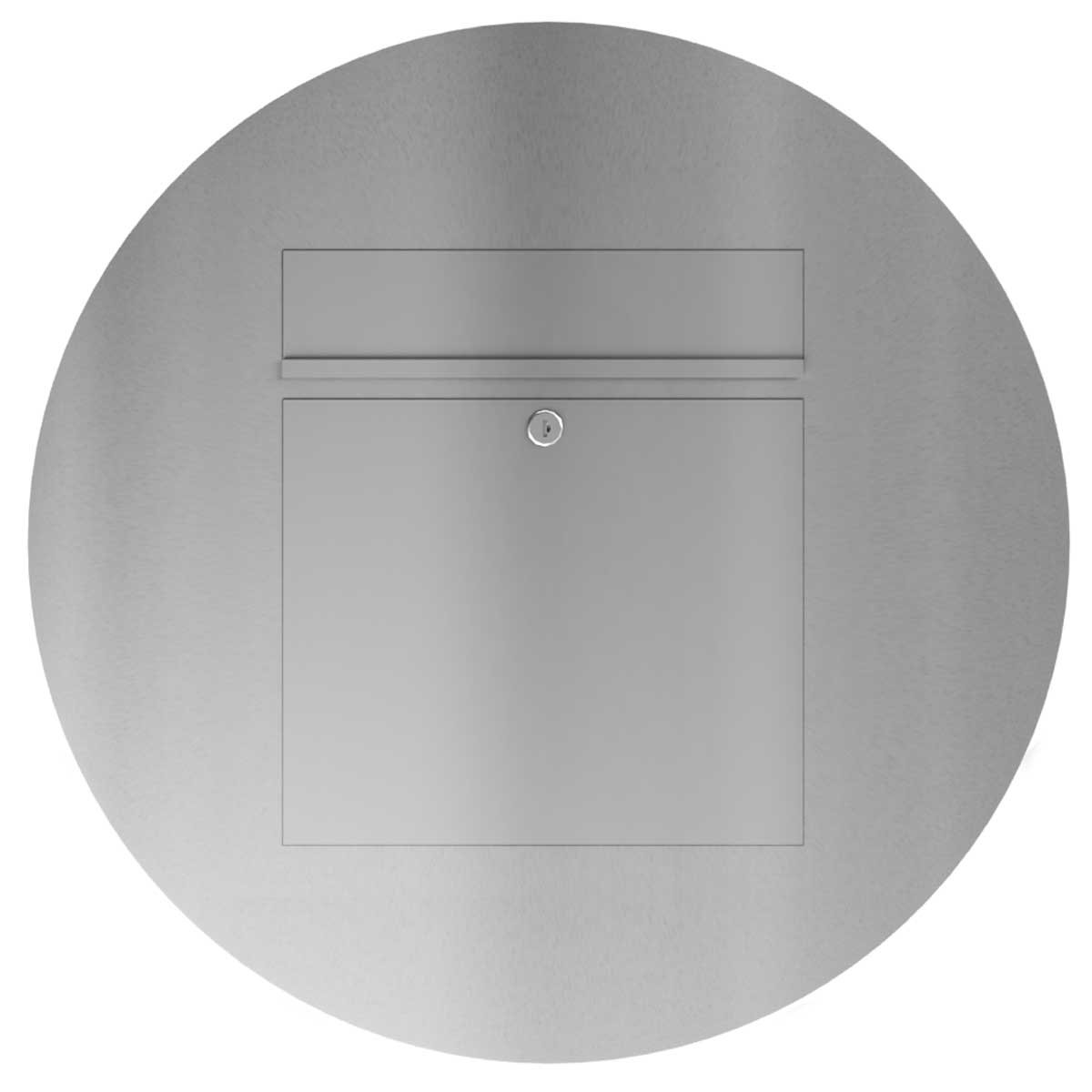Edelstahl Design Unterputzbriefkasten DESIGNER Style BIG - Rund Edelstahl Design Unterputzbriefkasten DESIGNER Style BIG - Rund