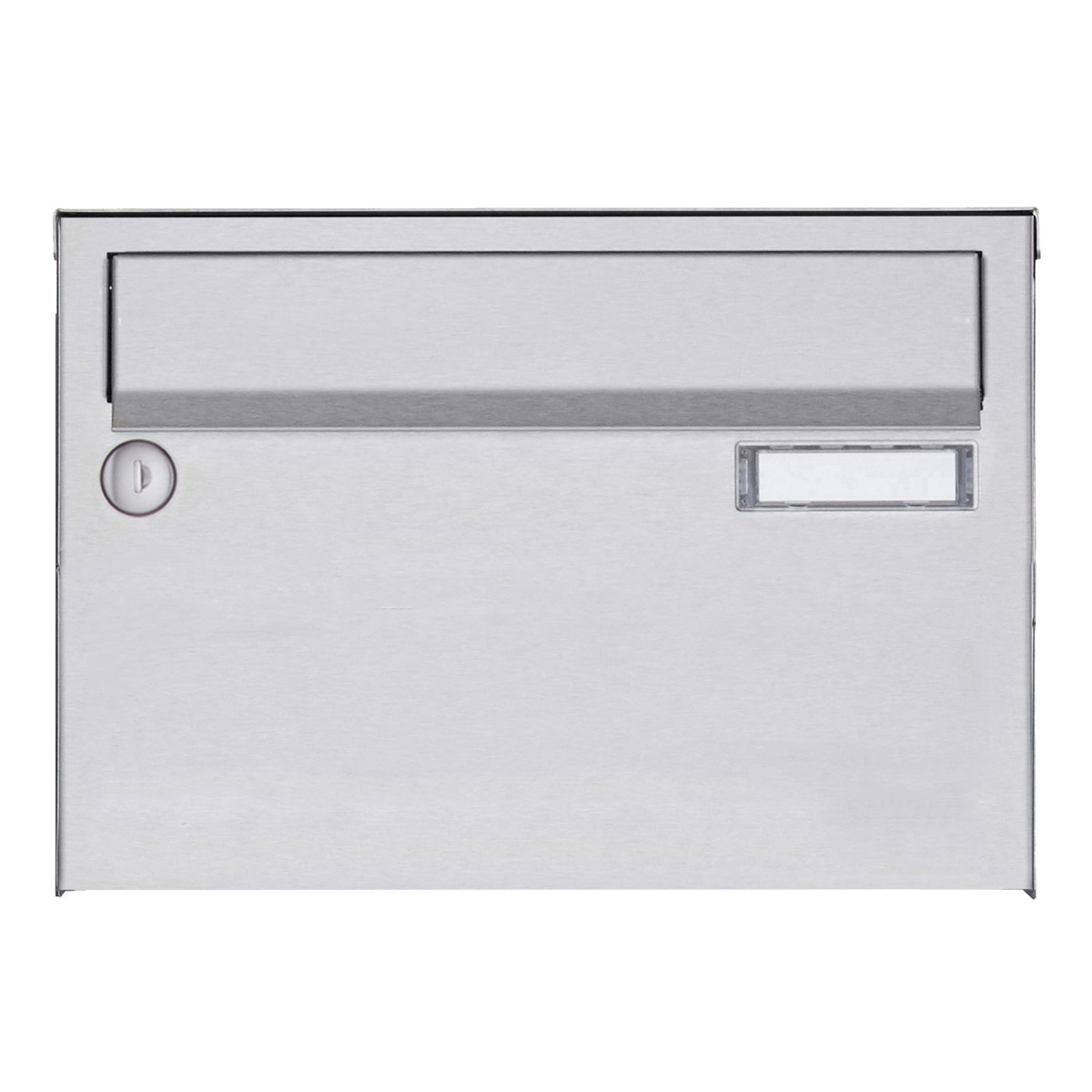Boîte aux lettres en acier raffiné Design BASIC 385A220 - Acier raffiné V2A brossé